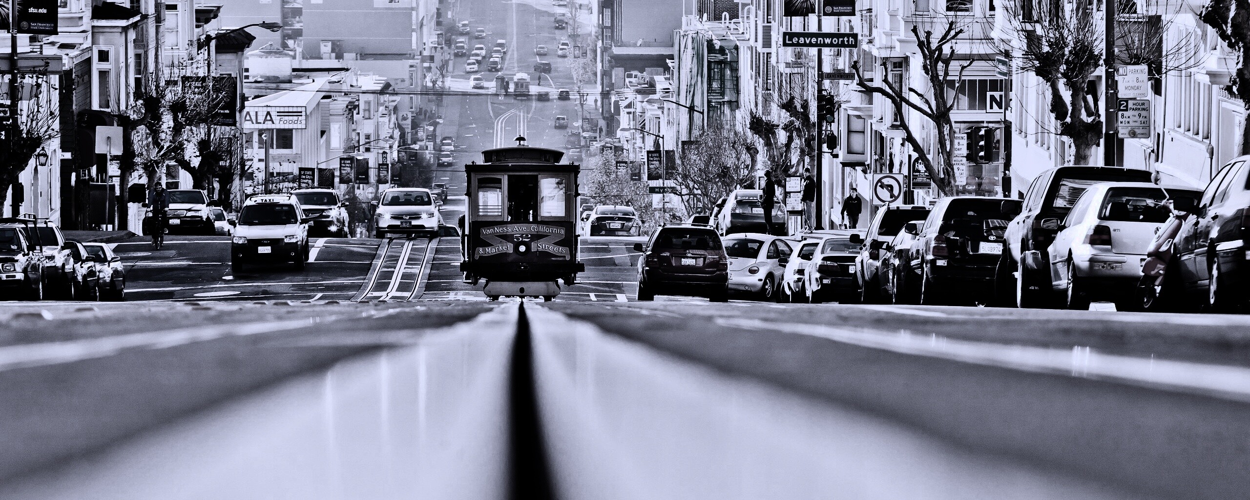 Утро в городе обои