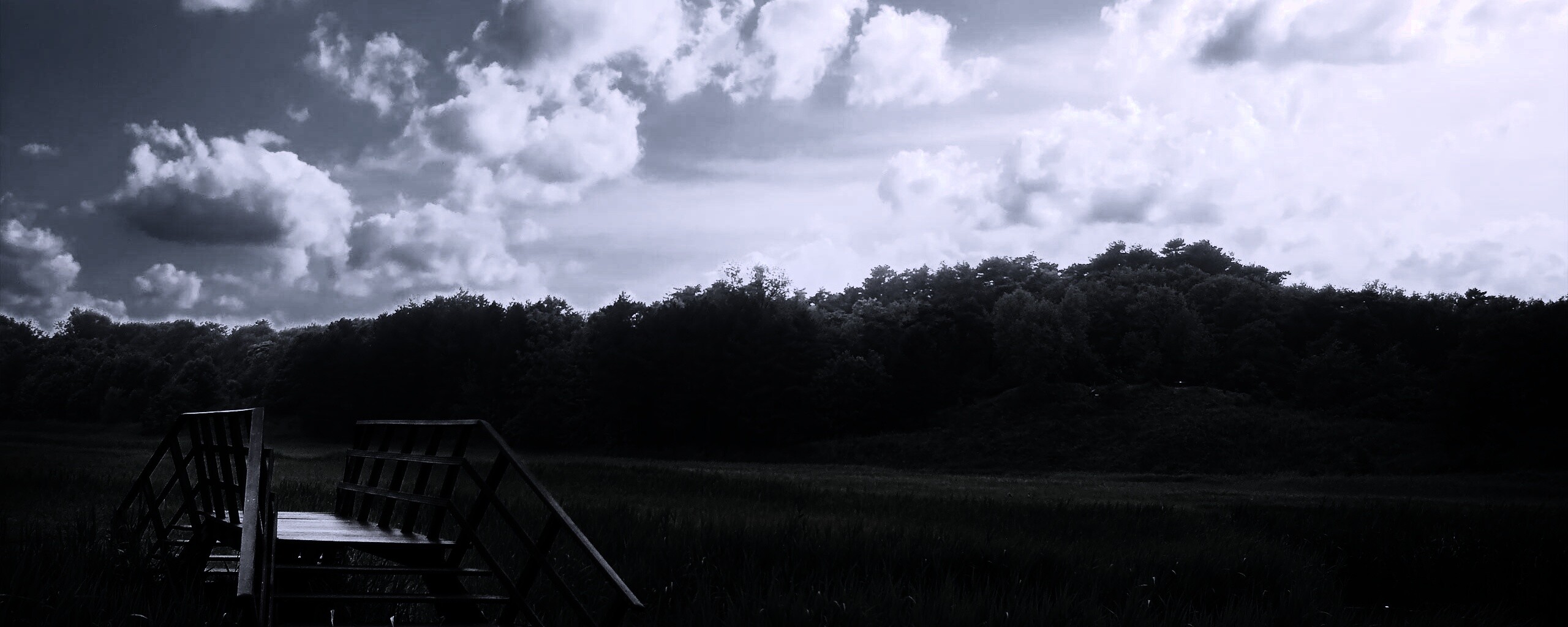 Мостик обои