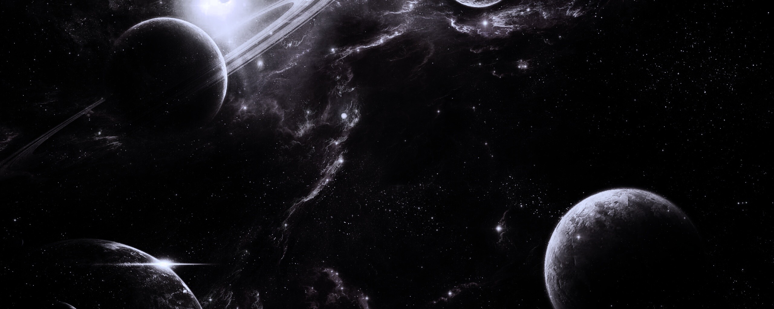 Красные оттенки космоса обои