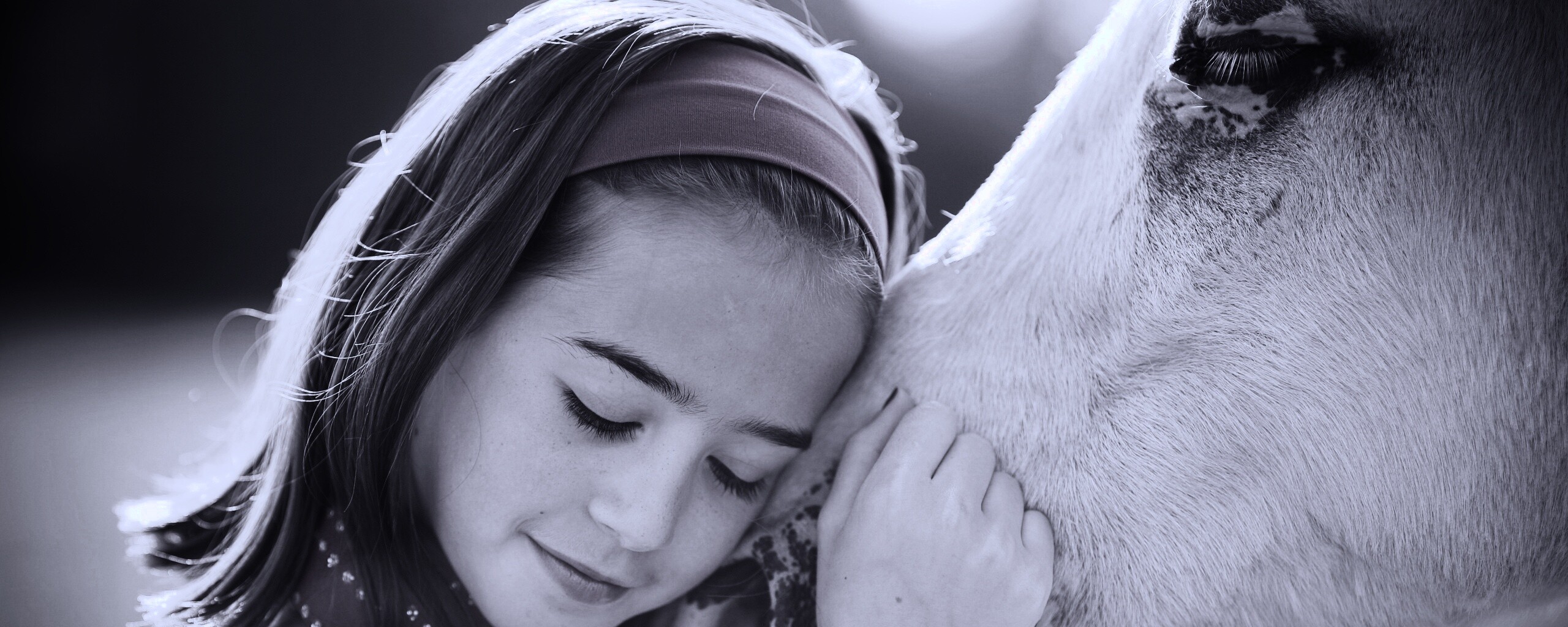 Девочка и лошадь обои