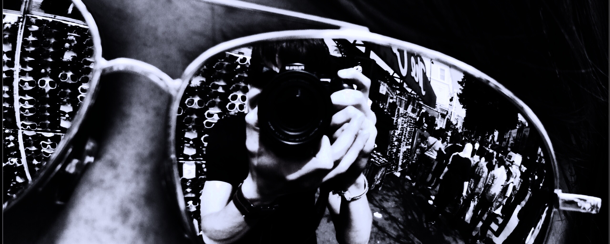 В очках обои