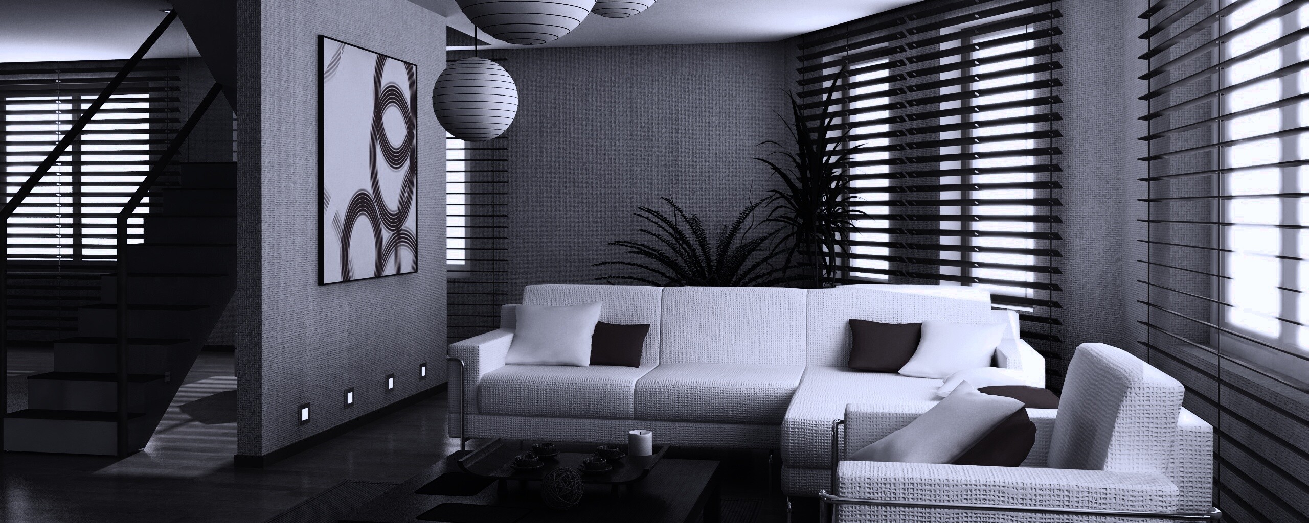 Китайская гостинная обои