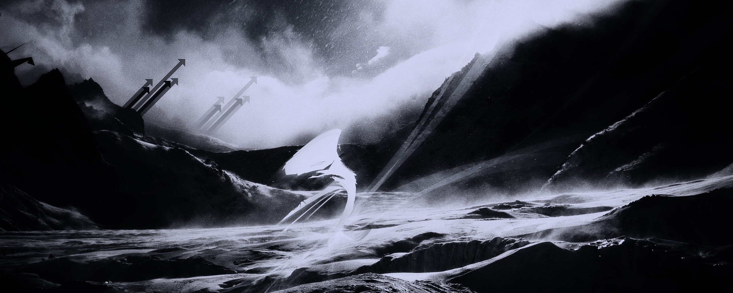 Туманные горы обои