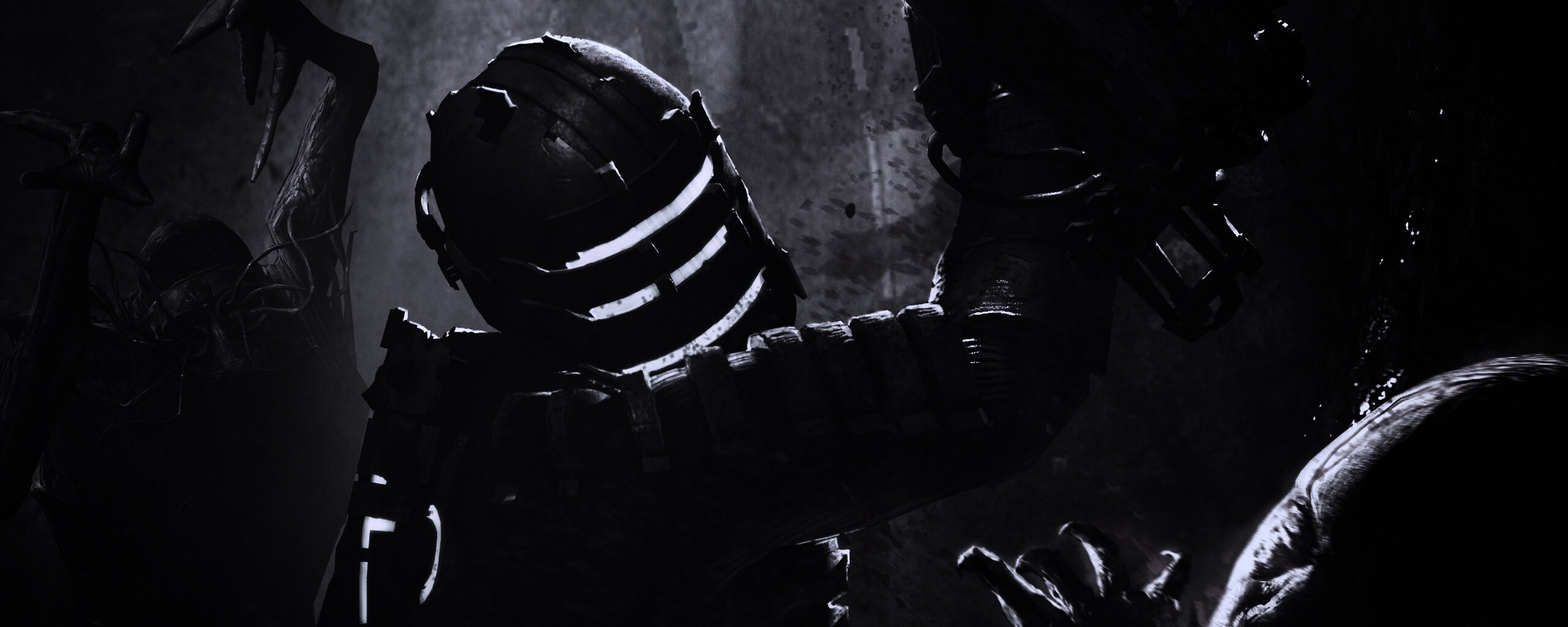 Айзек Кларк выпилил монстра обои