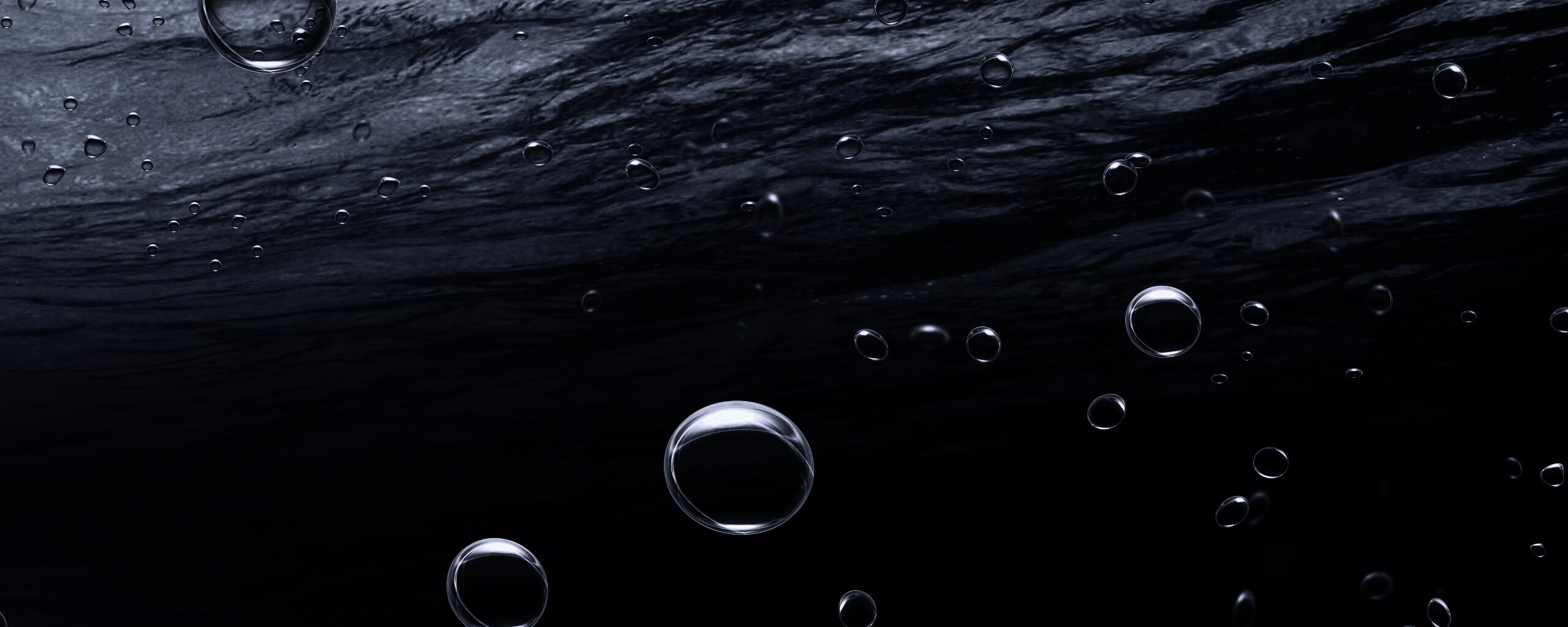 Пузыри под водой обои