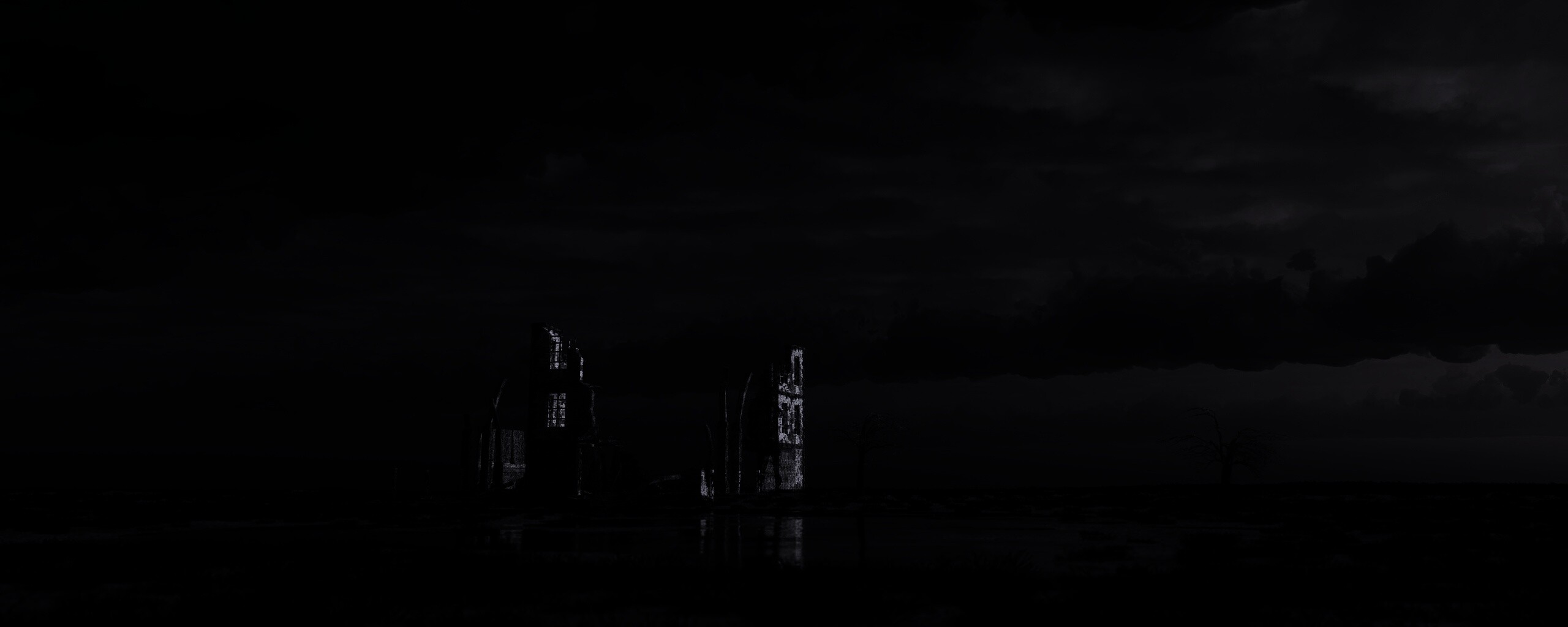 Руины здания обои