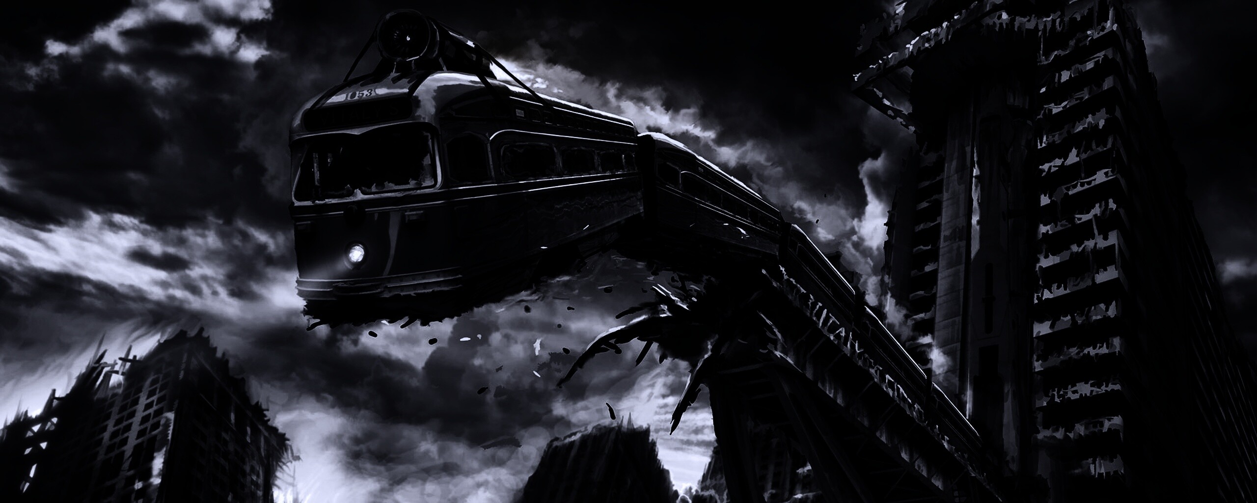 Крушение поезда обои