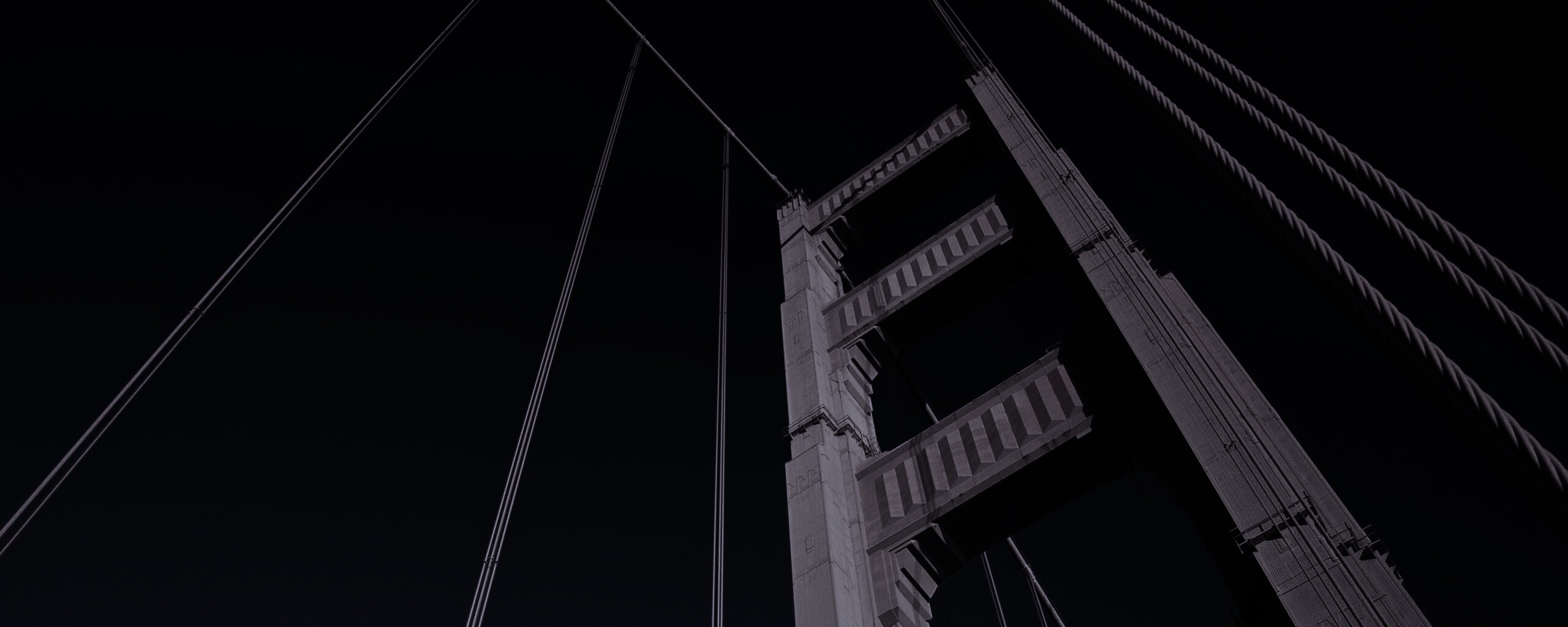 Опора моста Золотые Ворота обои