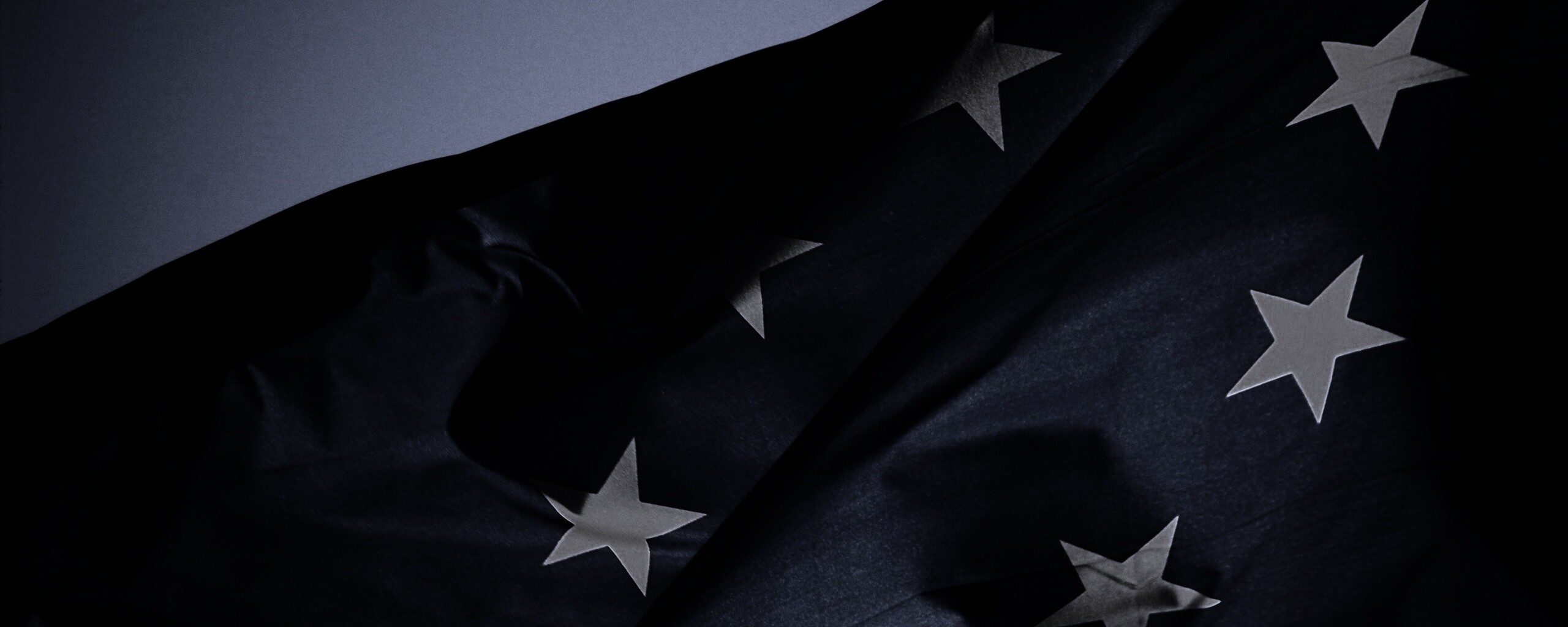 Синий флаг Евросоюза (европейского союза) обои