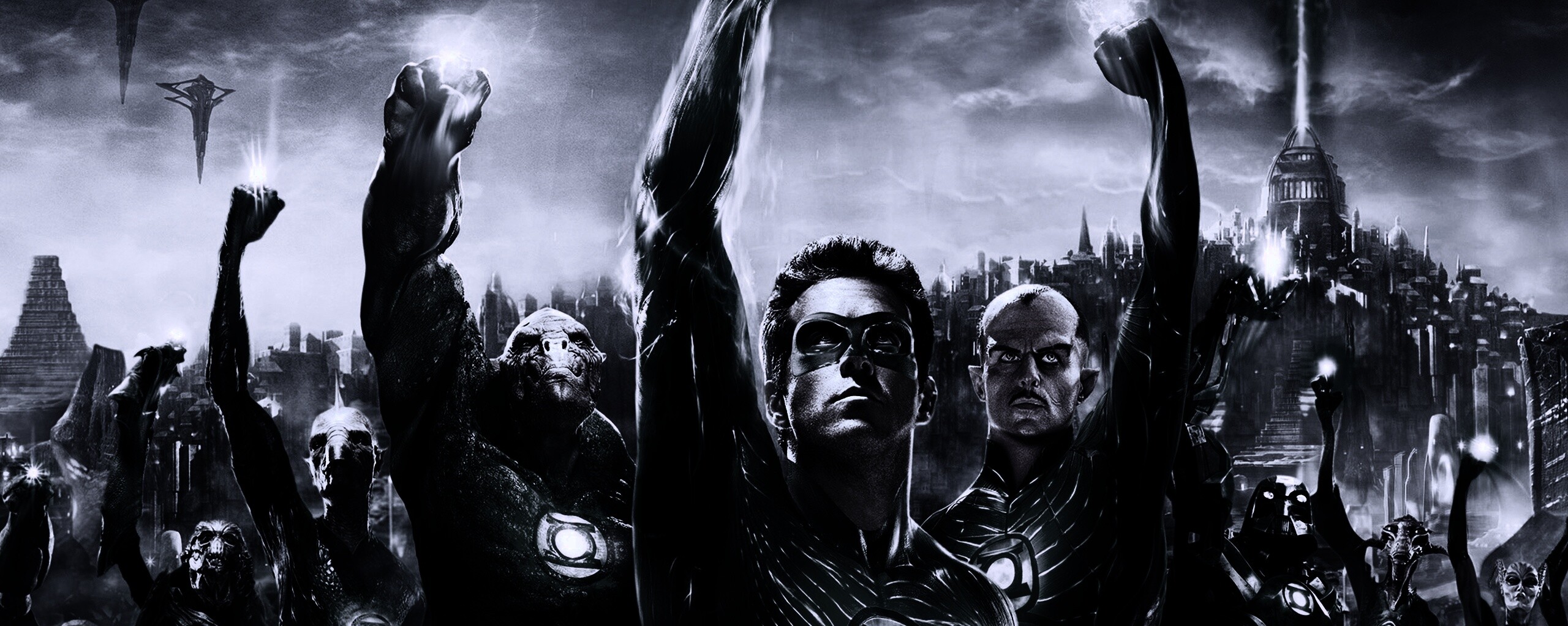 Зеленый фонарь обои