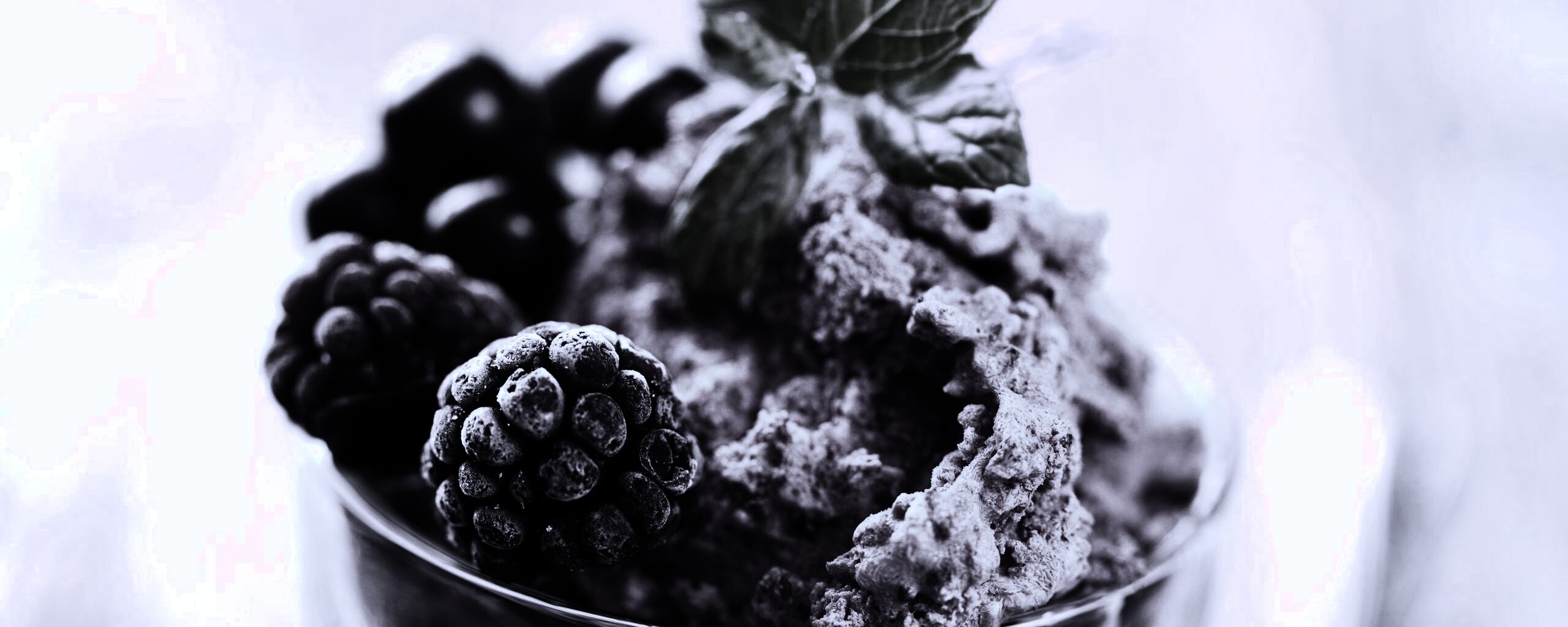 Ягодное мороженное обои