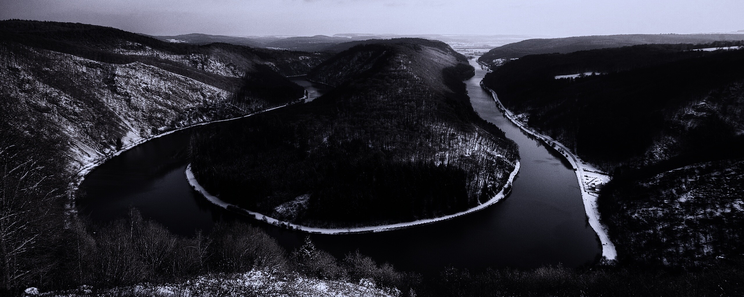 Изгиб реки обои