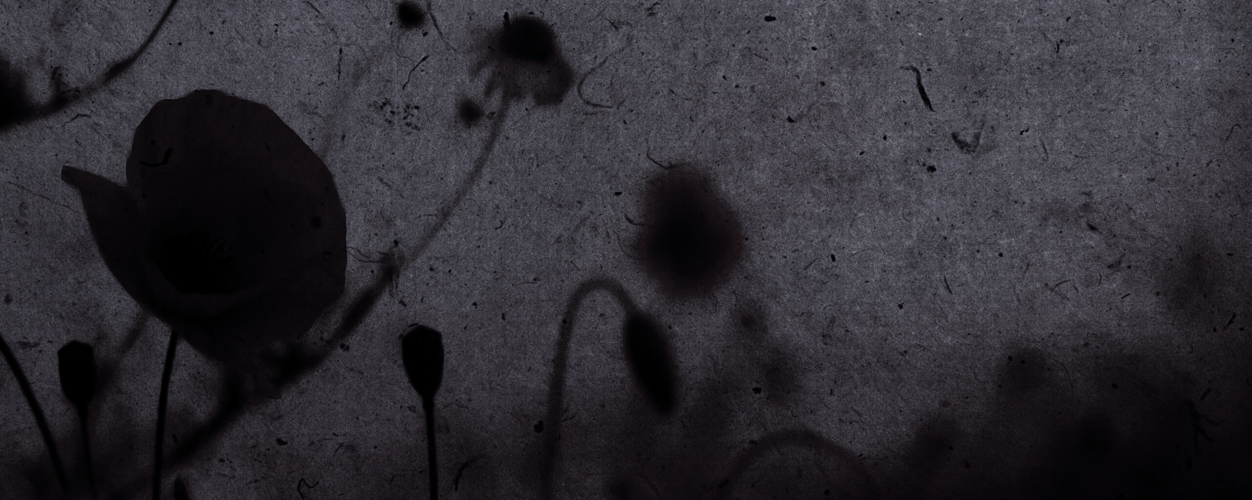 Кровавые цветы в стиле ретро обои