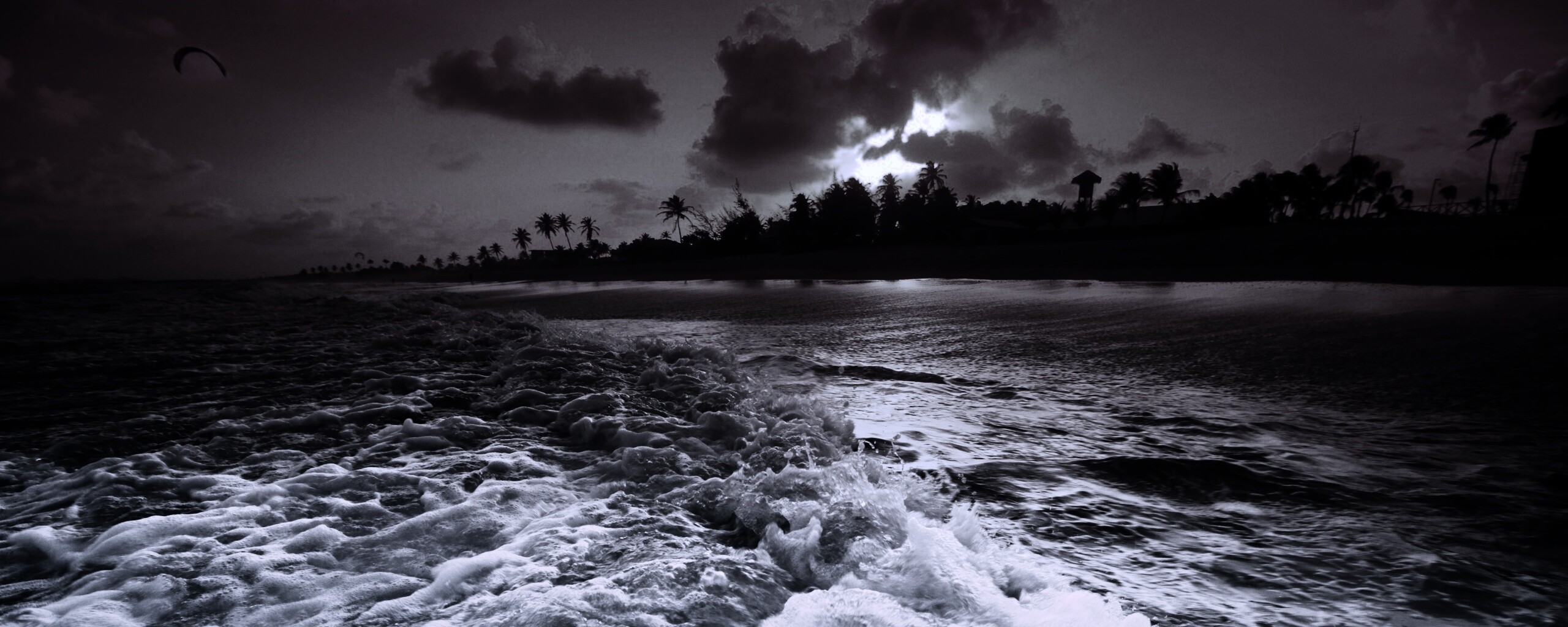 Огненный пляж обои