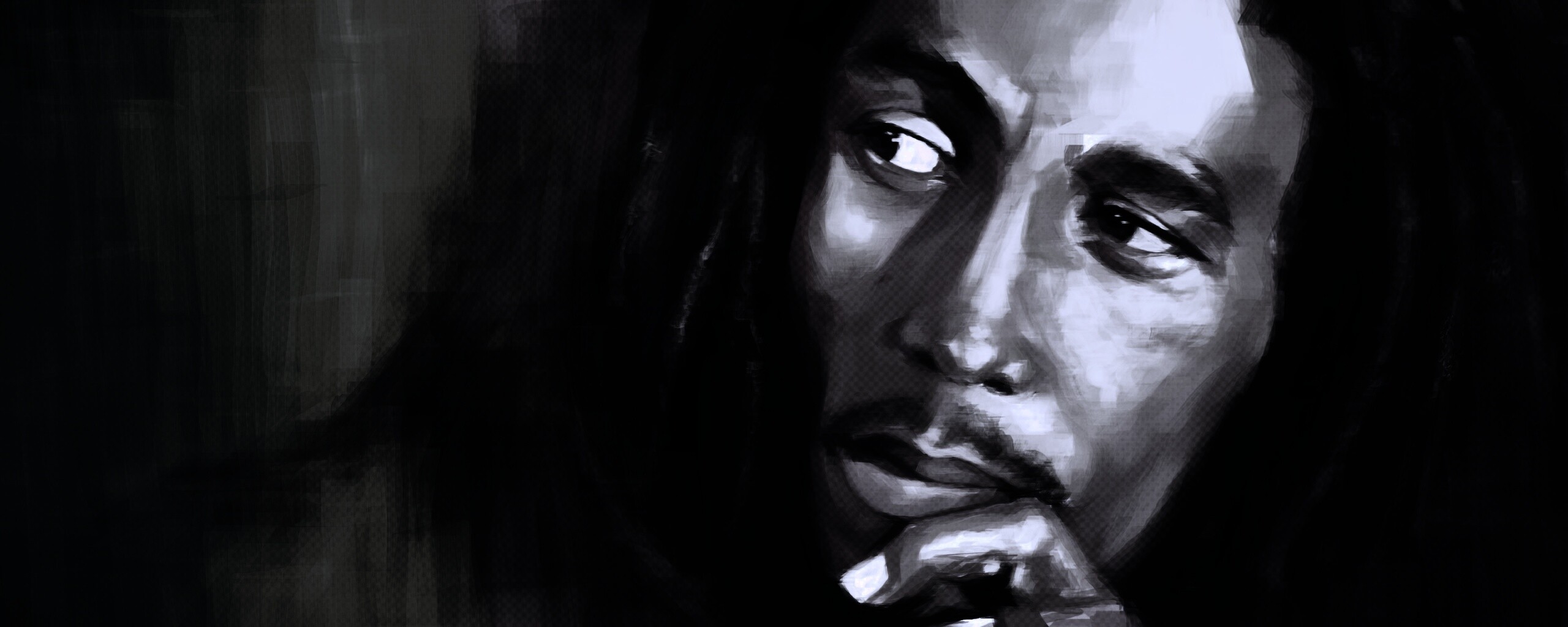 Портет Боба Марли обои