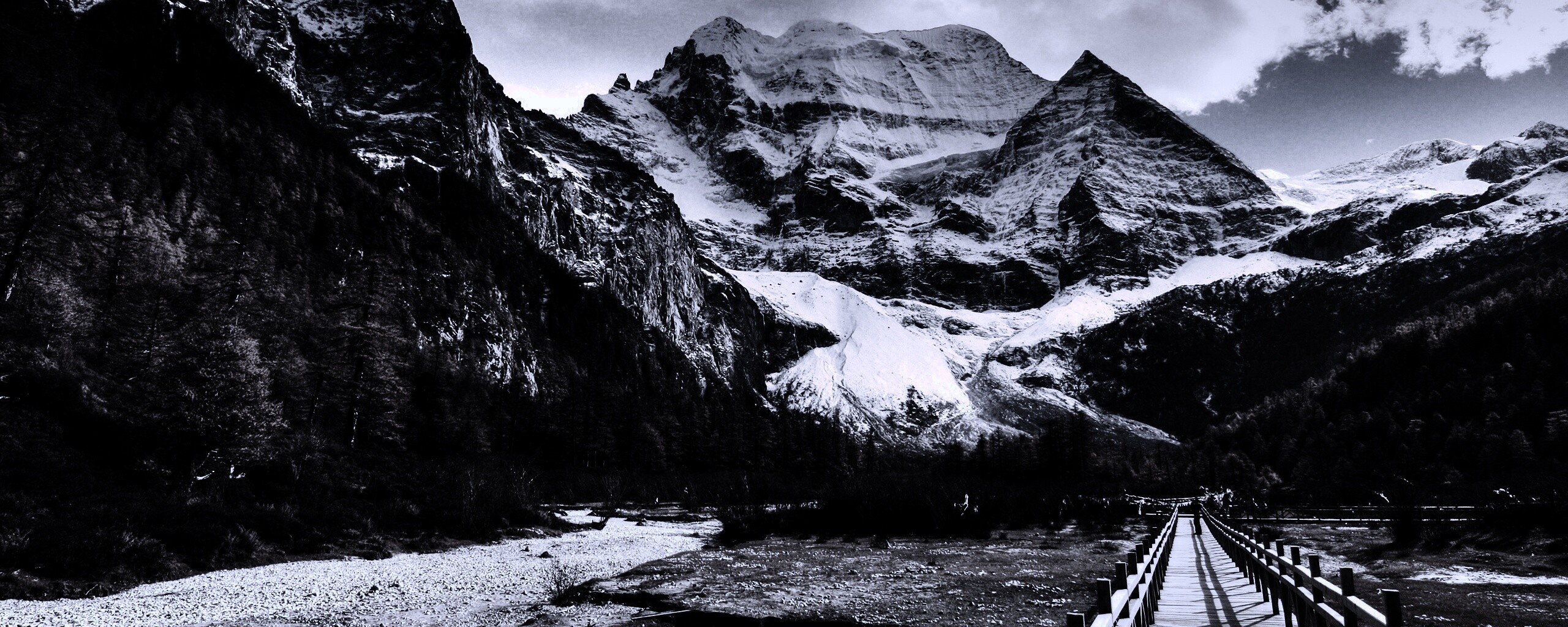 Дорога в горы обои