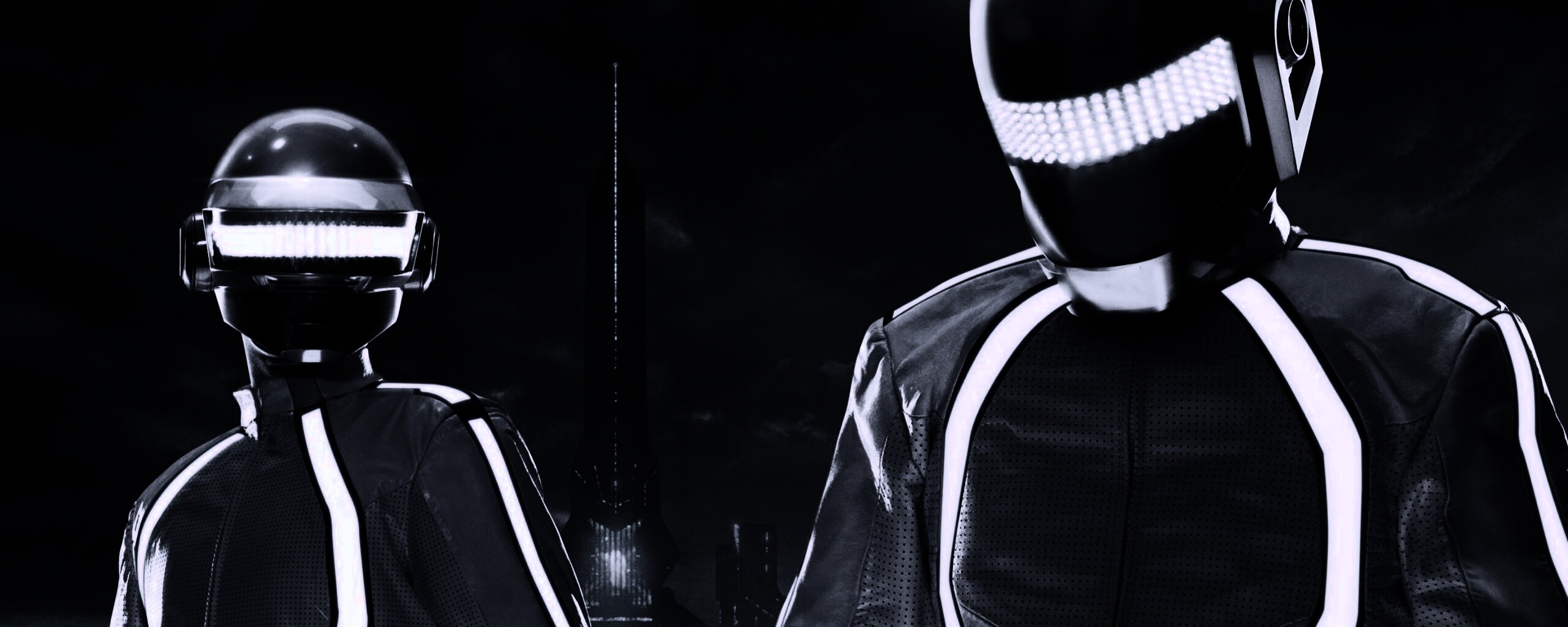 Daft Punk на съемках фильма TRON обои
