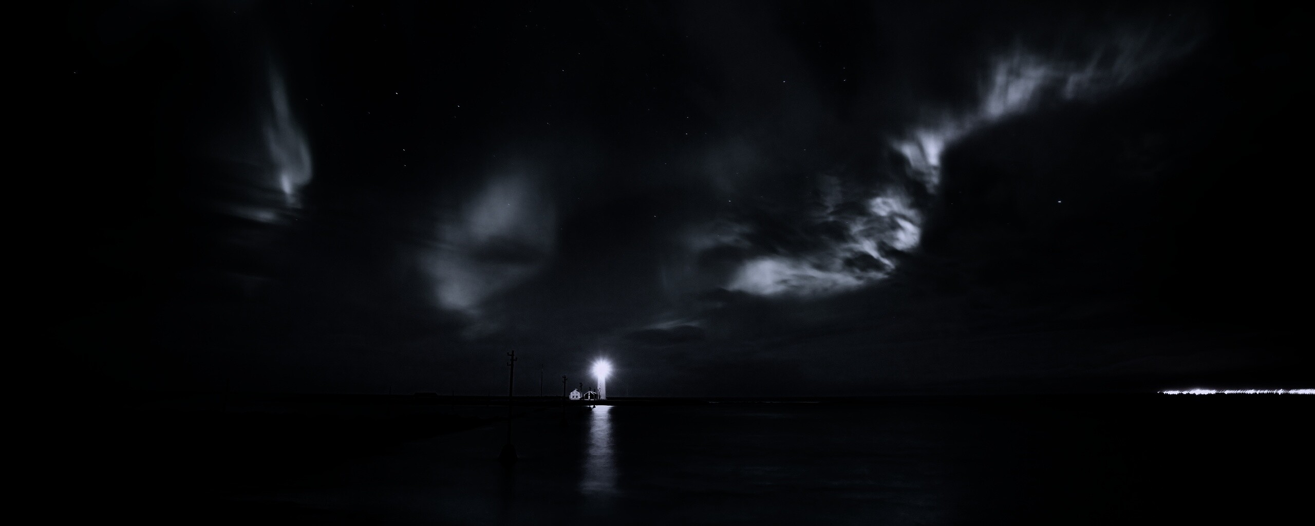 Ночь на севере обои