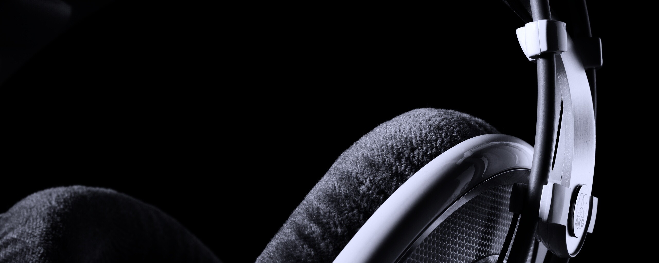 Серые наушники обои