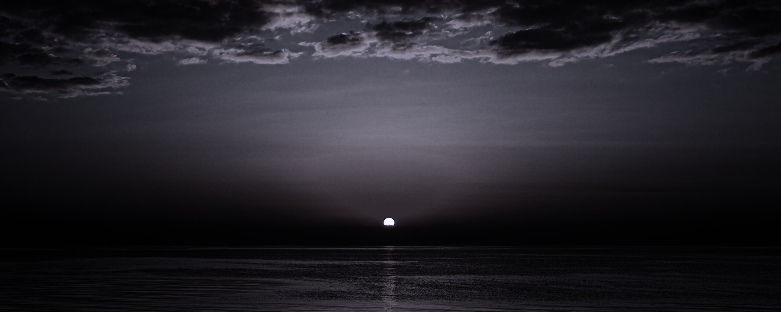 Багровый закат обои