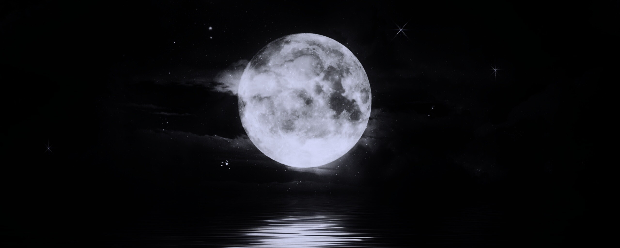 Огромная луна обои