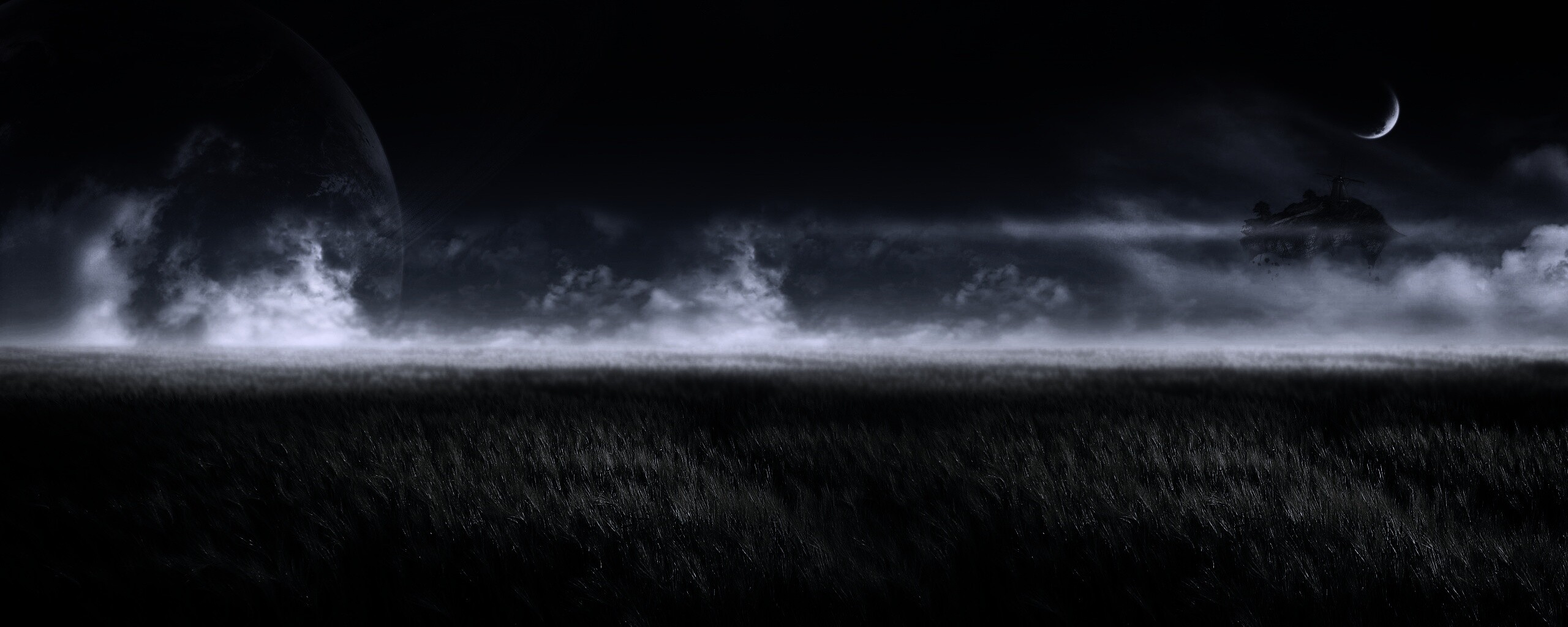 Луг на другой планете обои