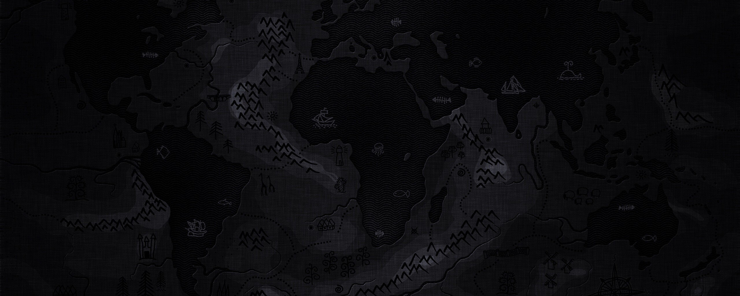 Карта мира наоборот обои