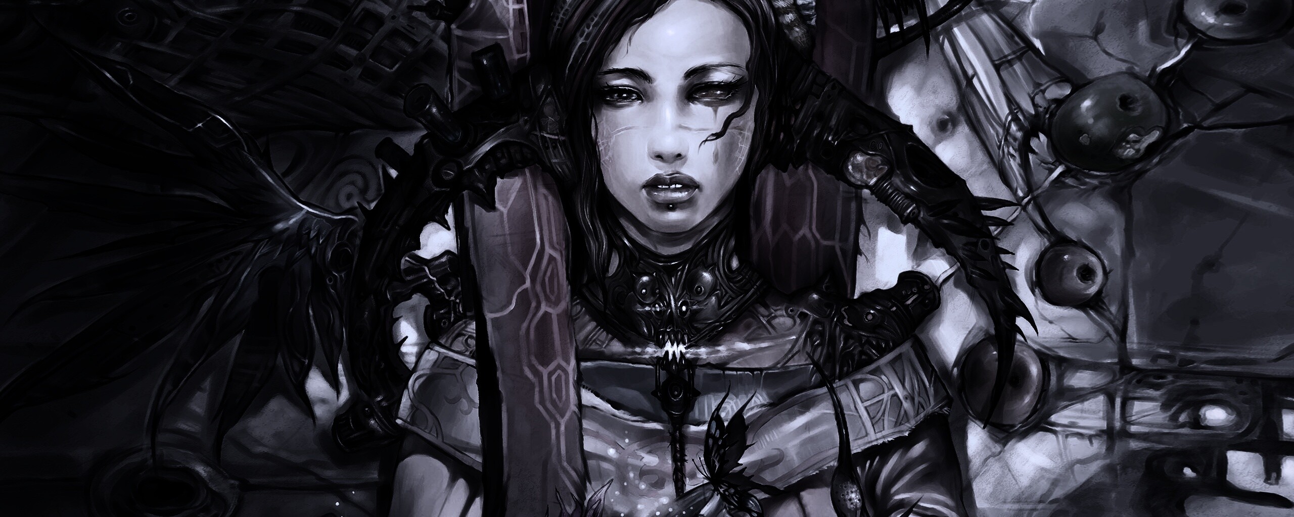 Странная девушка обои