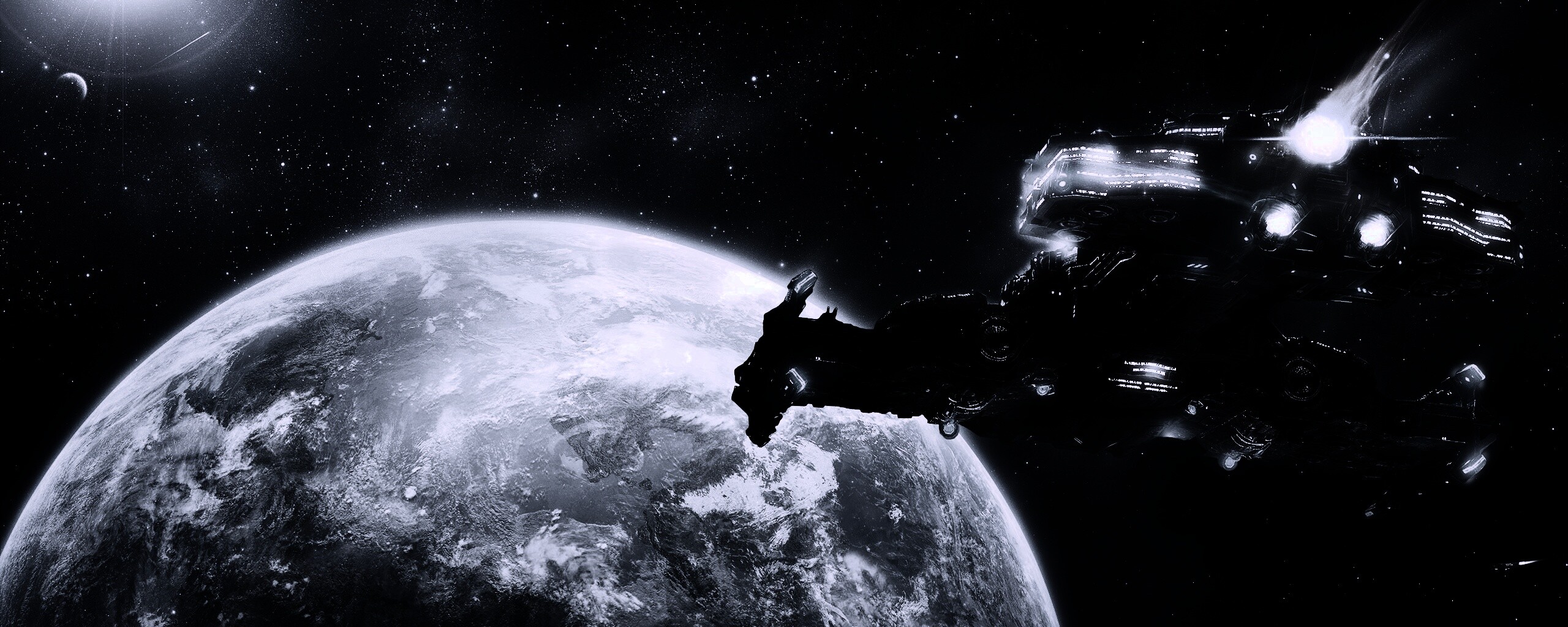 Hyperion летит к земле обои