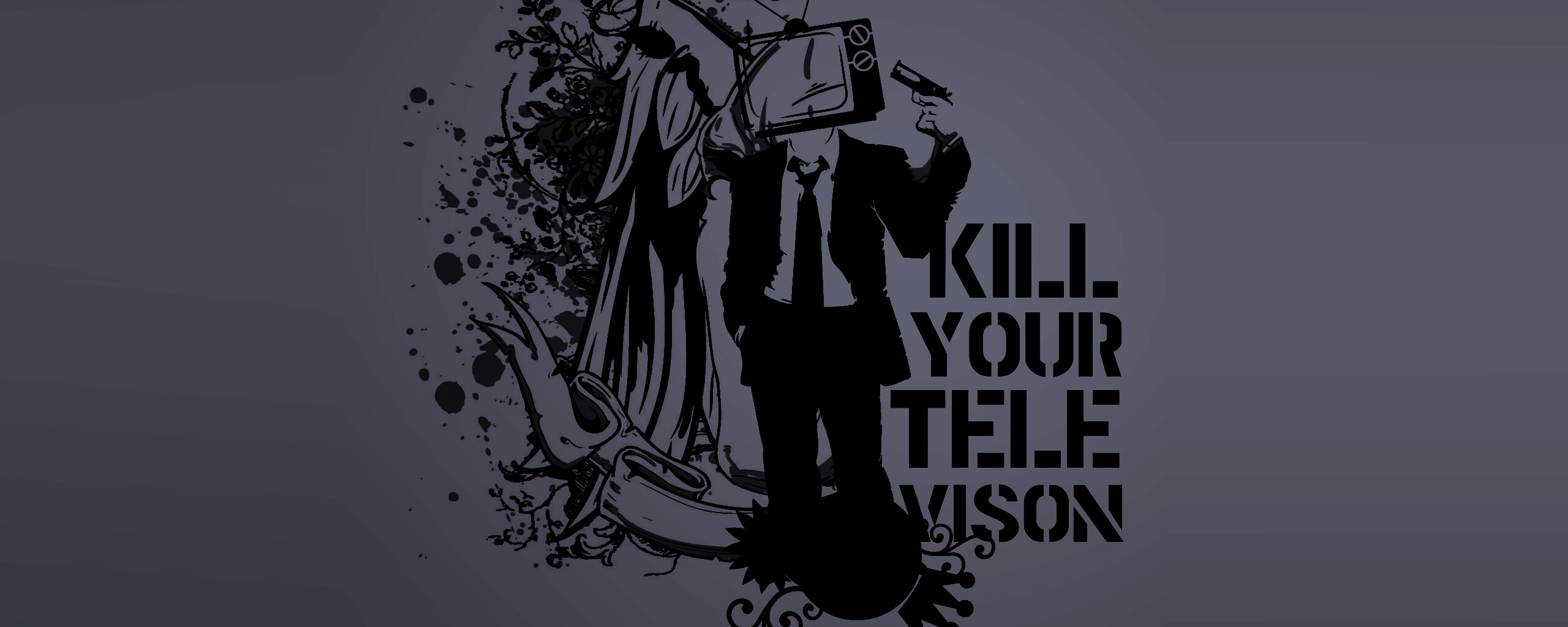 Убейте свой телевизор обои