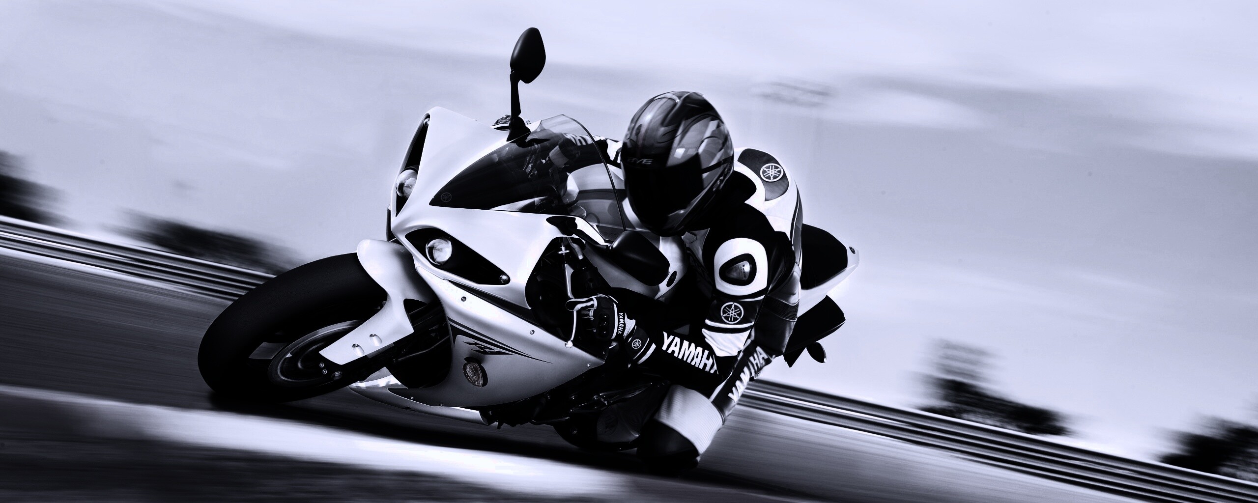 Человек на мотоцикле обои