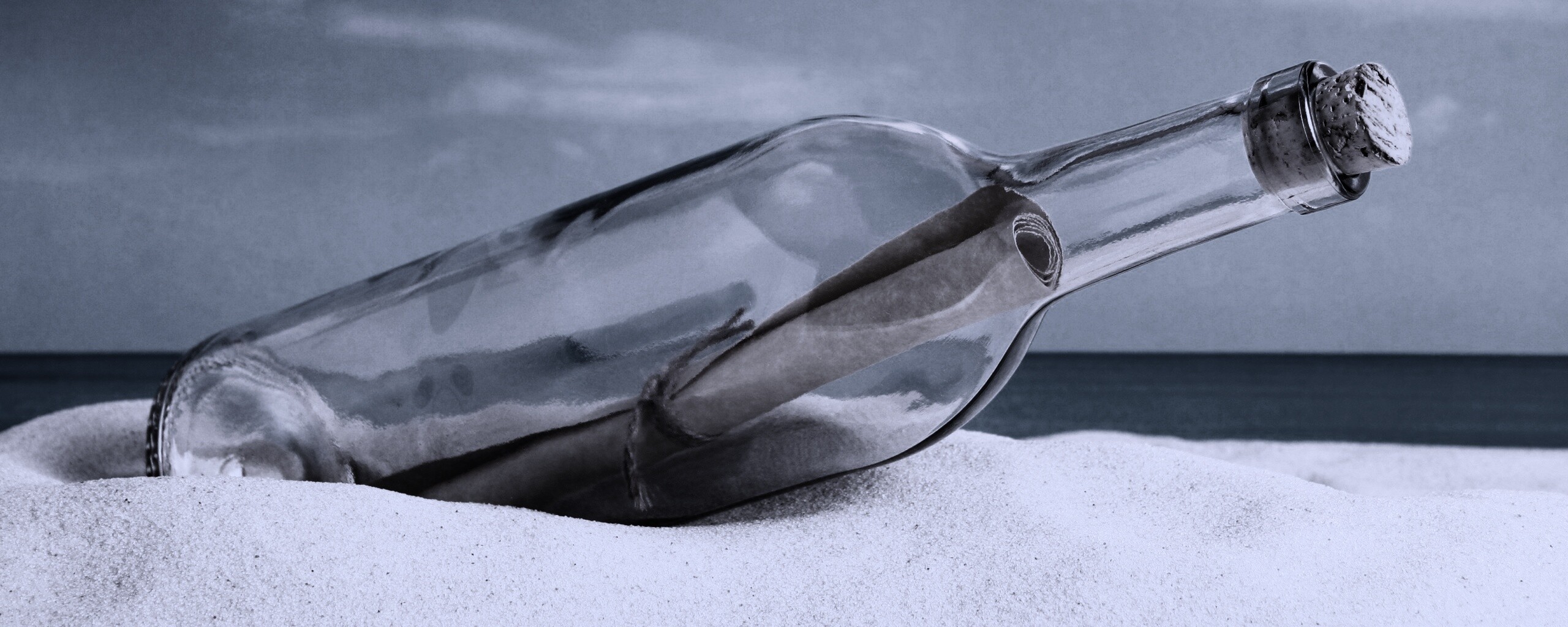 Послание в бутылке обои