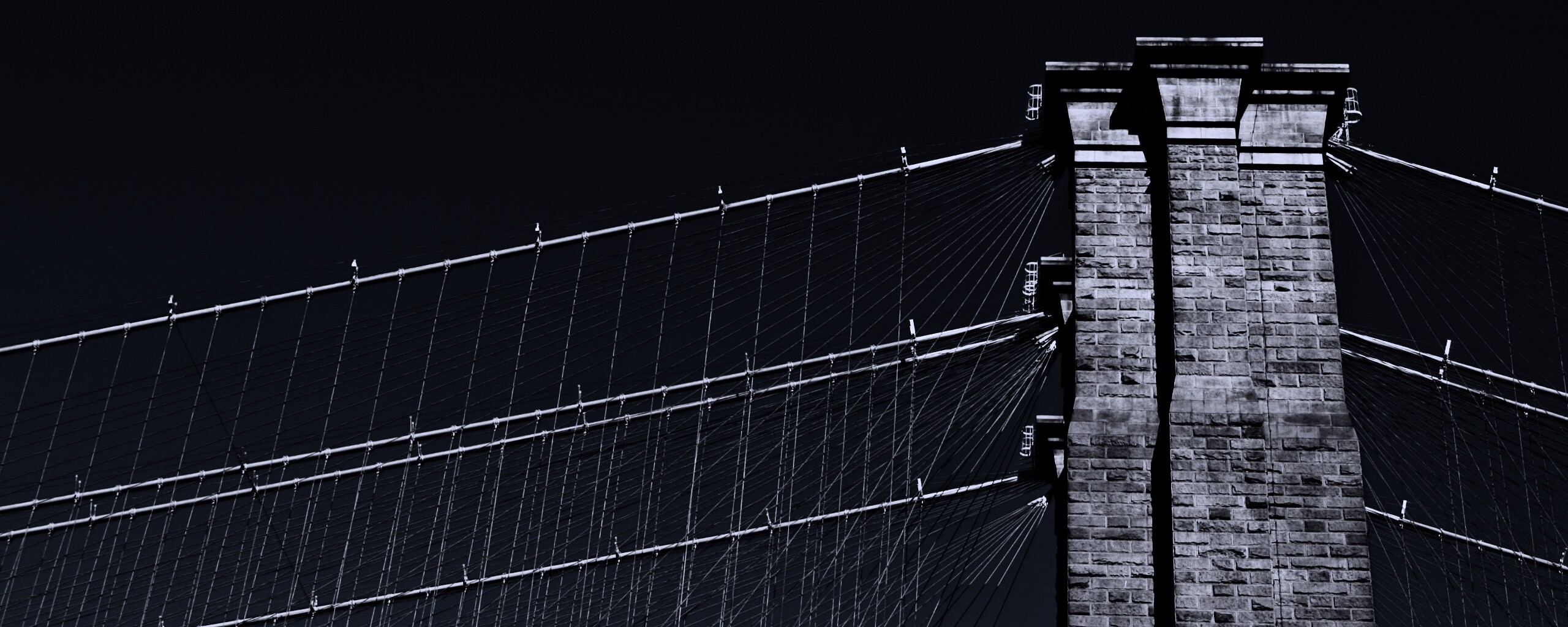 Одна из арок Бруклинского Моста обои