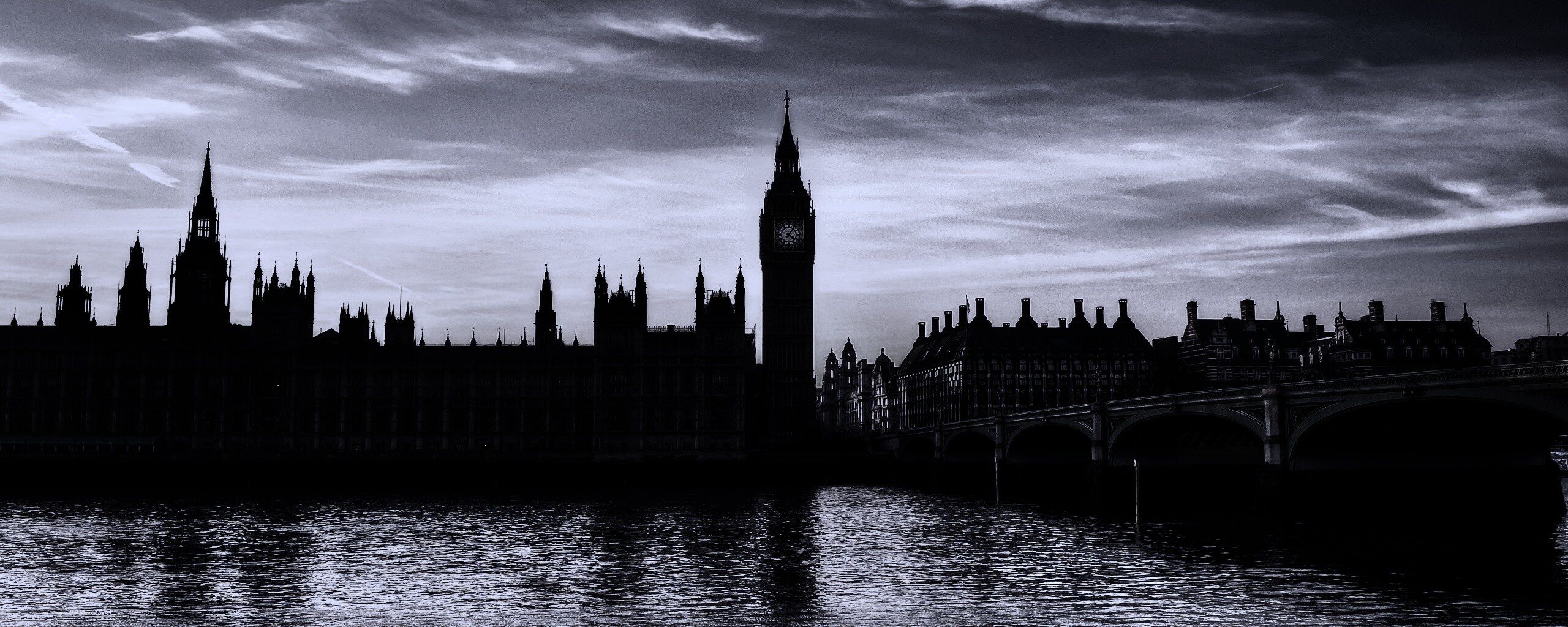 Биг-Бен на берегу Темзы обои