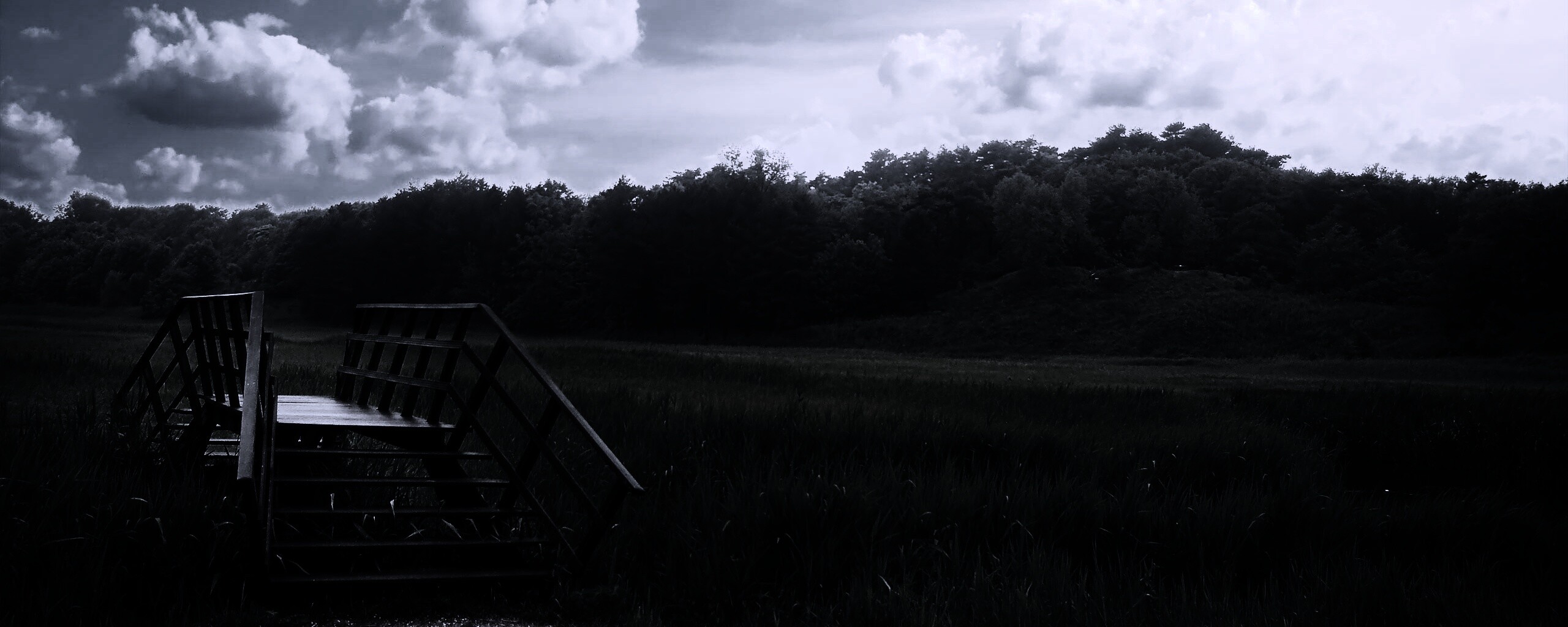 Мостик обои