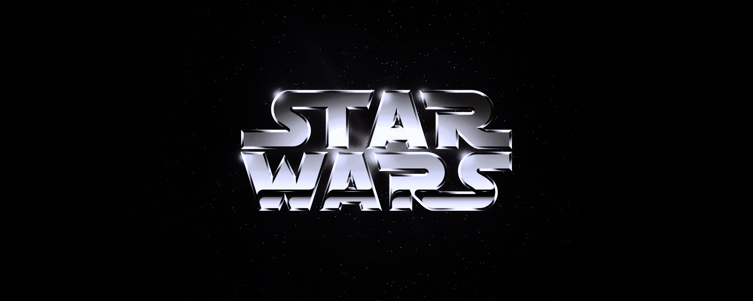 Золотой логотип Star Wars обои