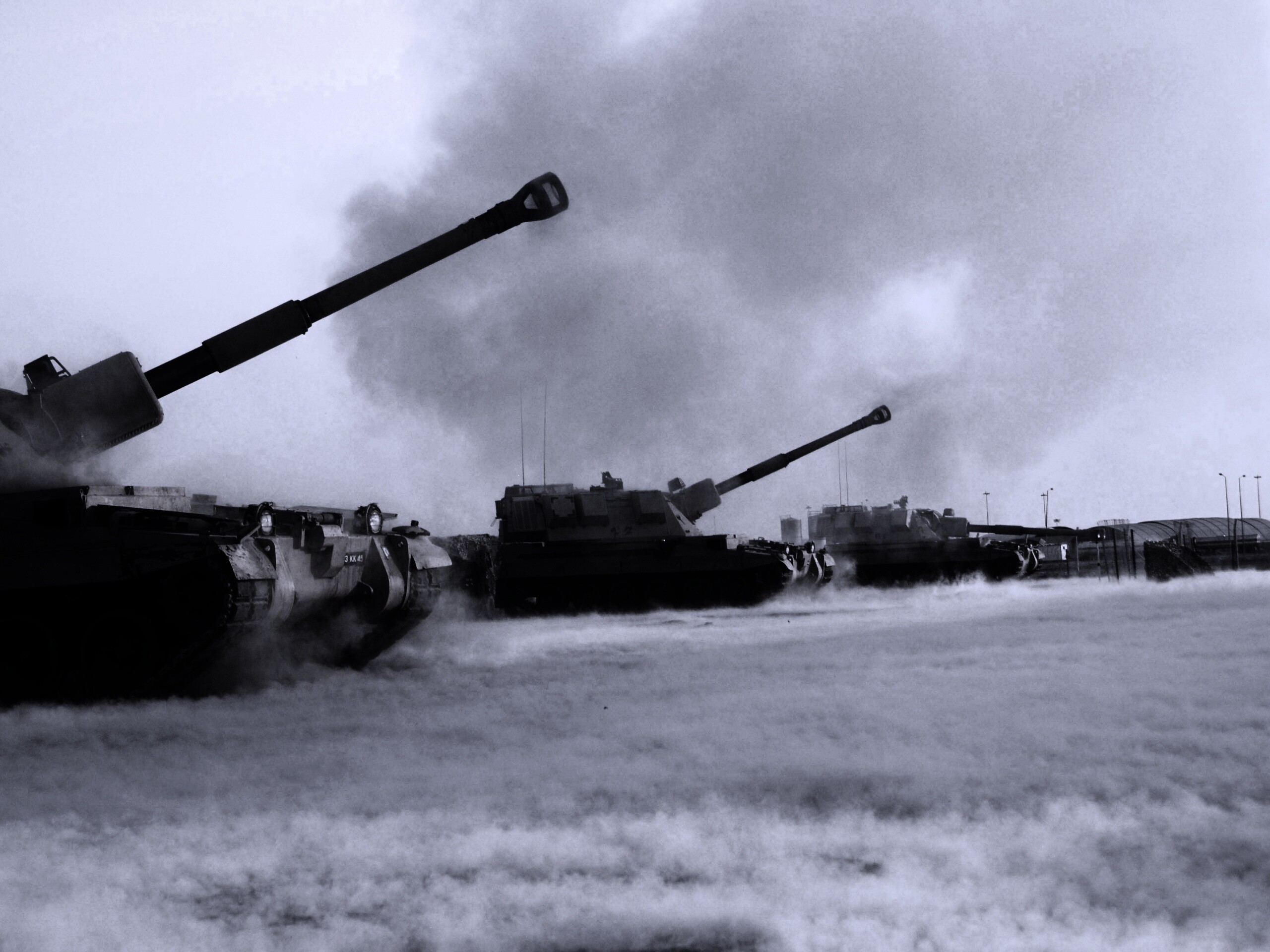 Британская самоходная артиллериская установка обои