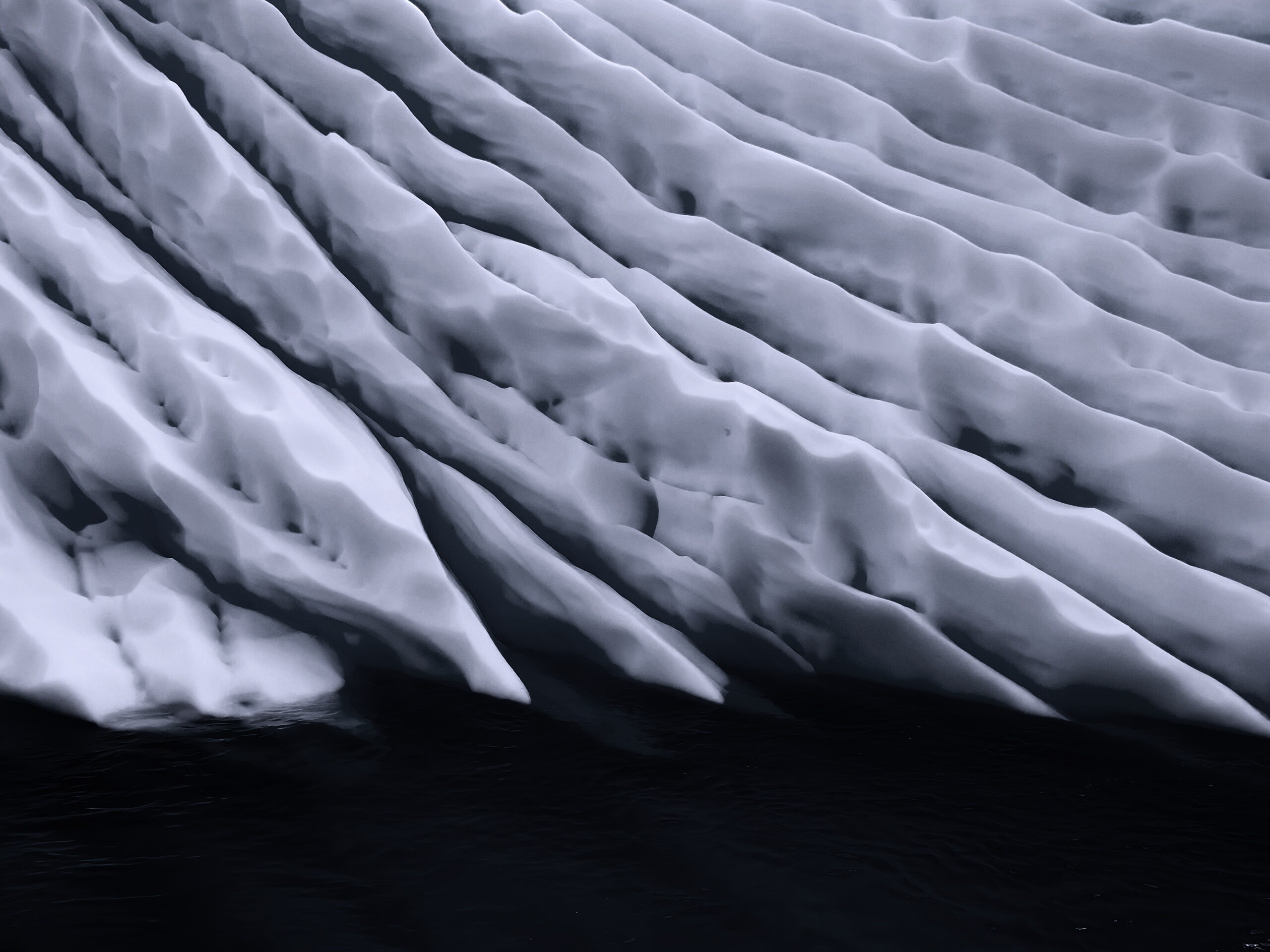 Борозды во льду обои