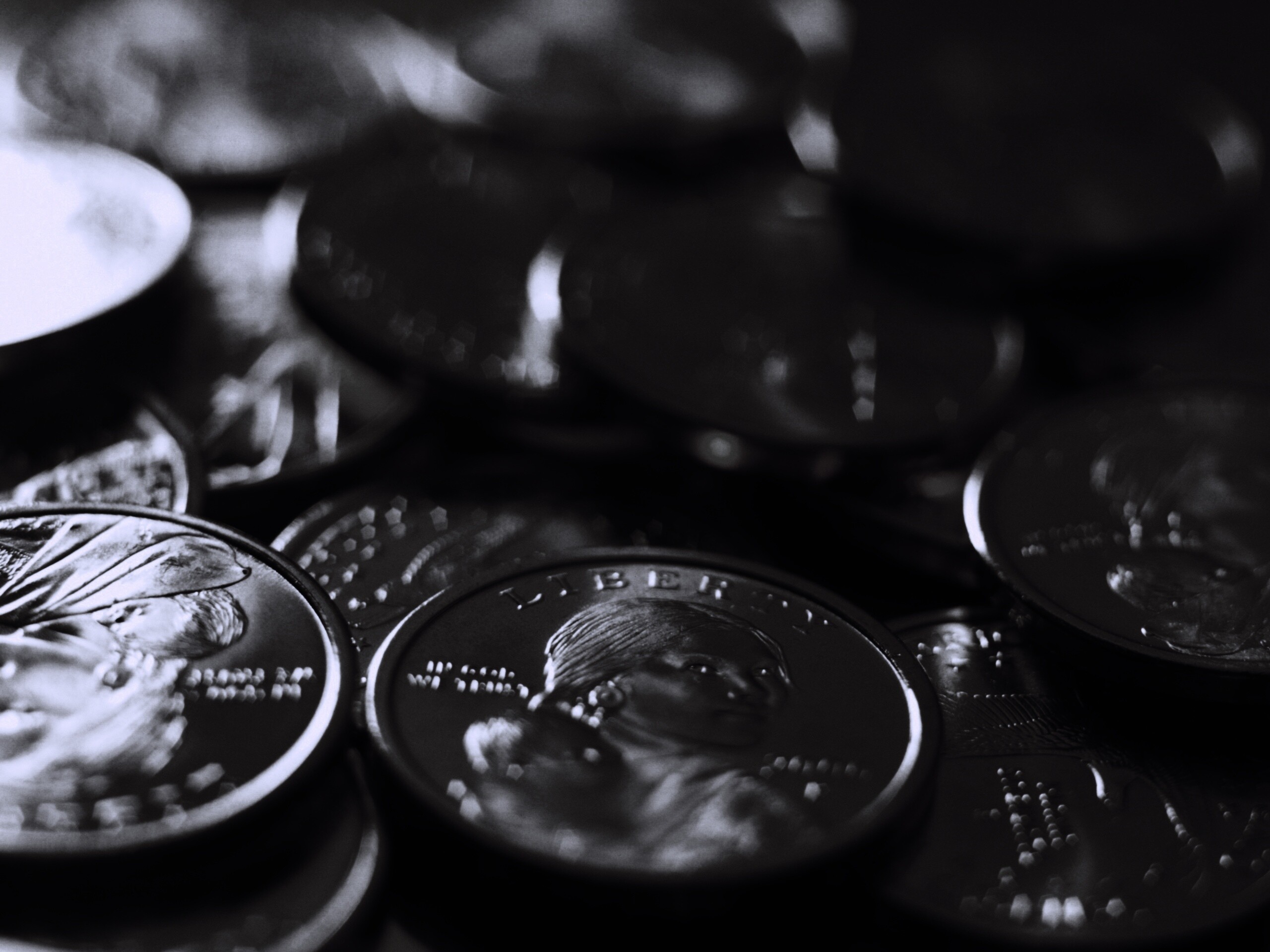 Золотые монеты обои