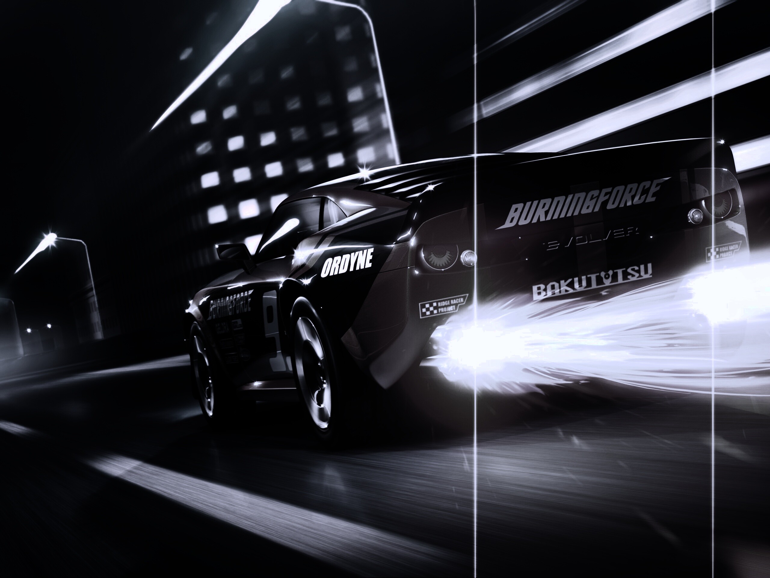 Ночное нитро обои