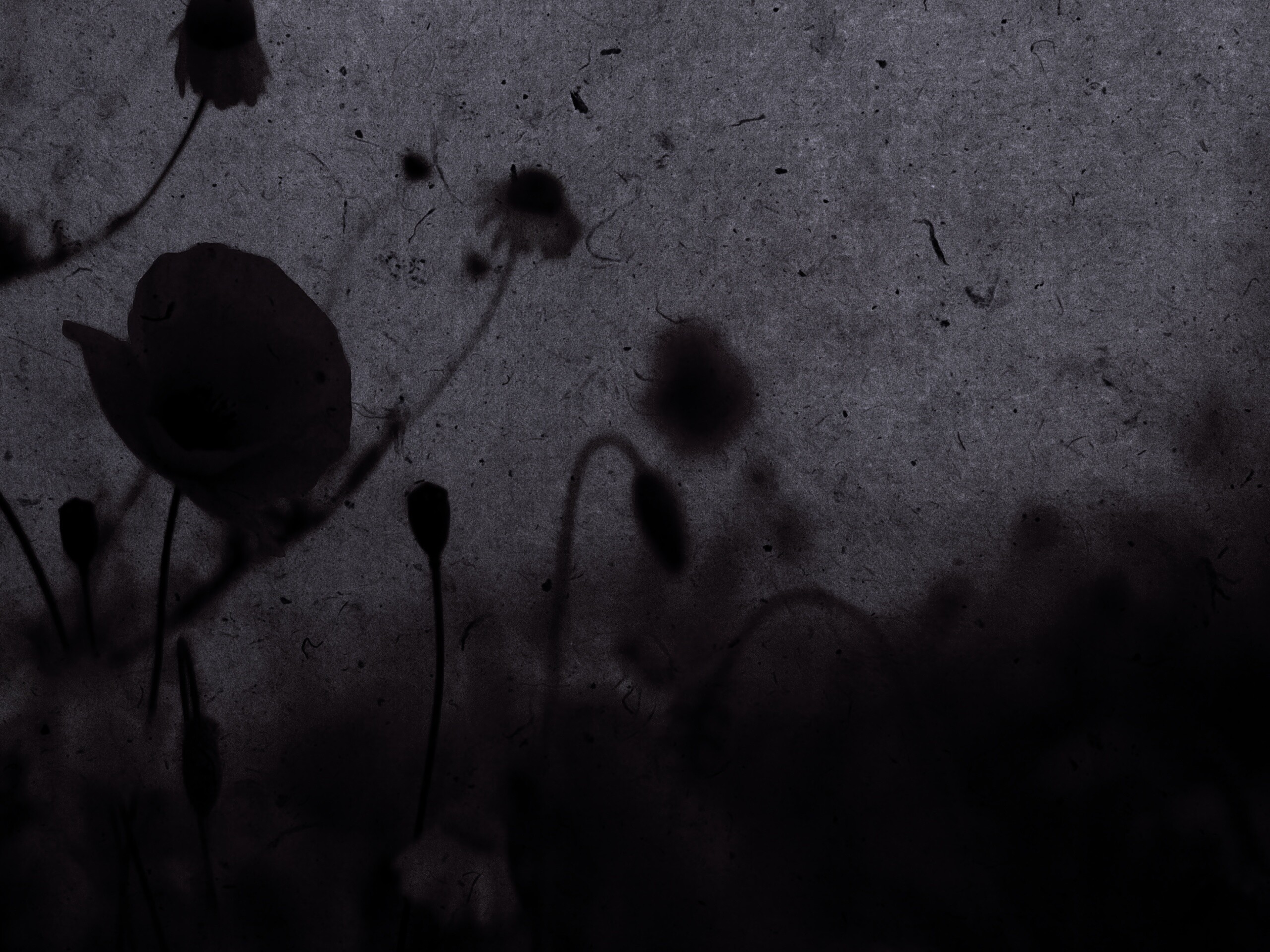 Кровавые цветы в стиле ретро обои