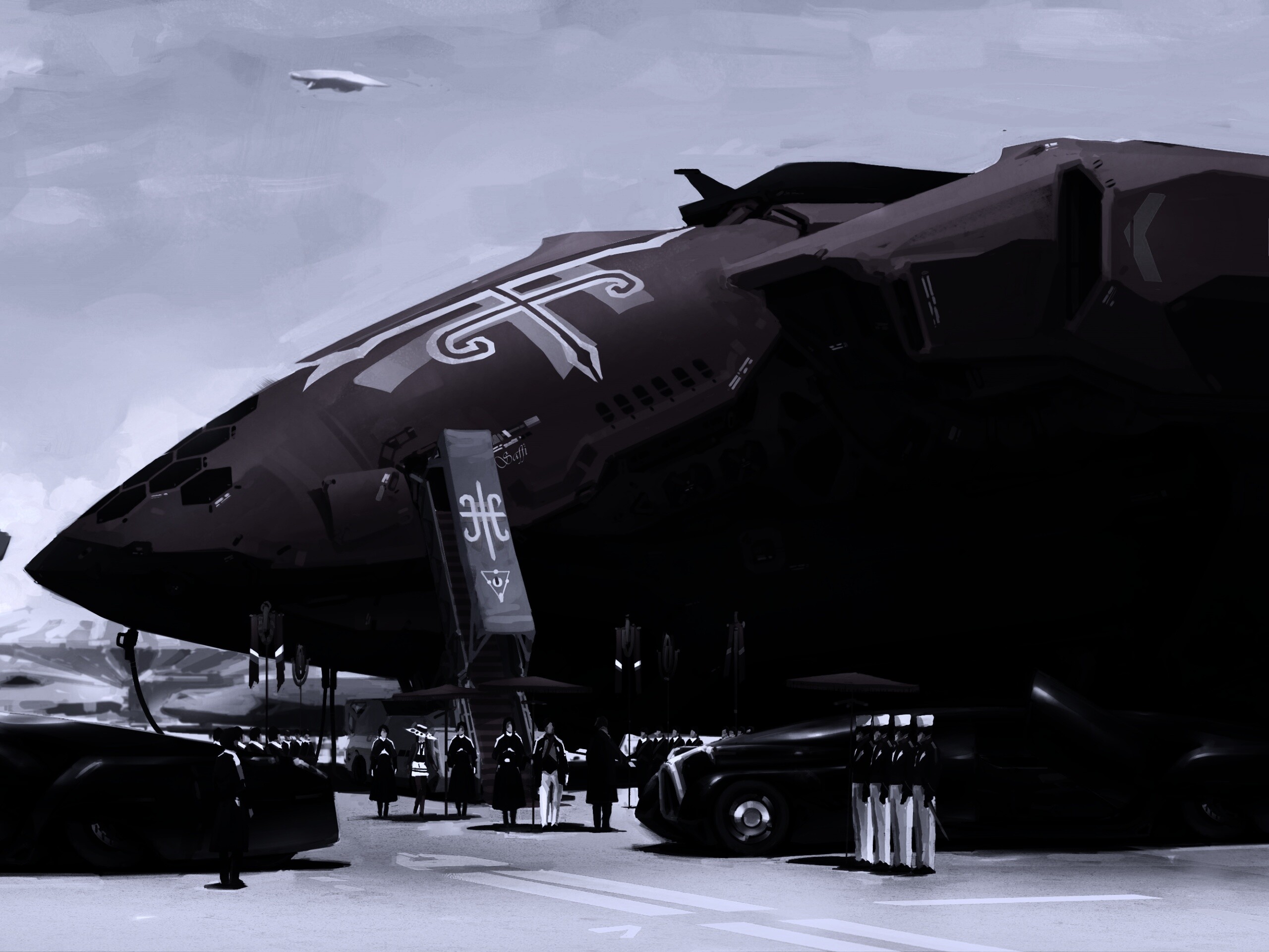 Встреча инопланетных гостей обои