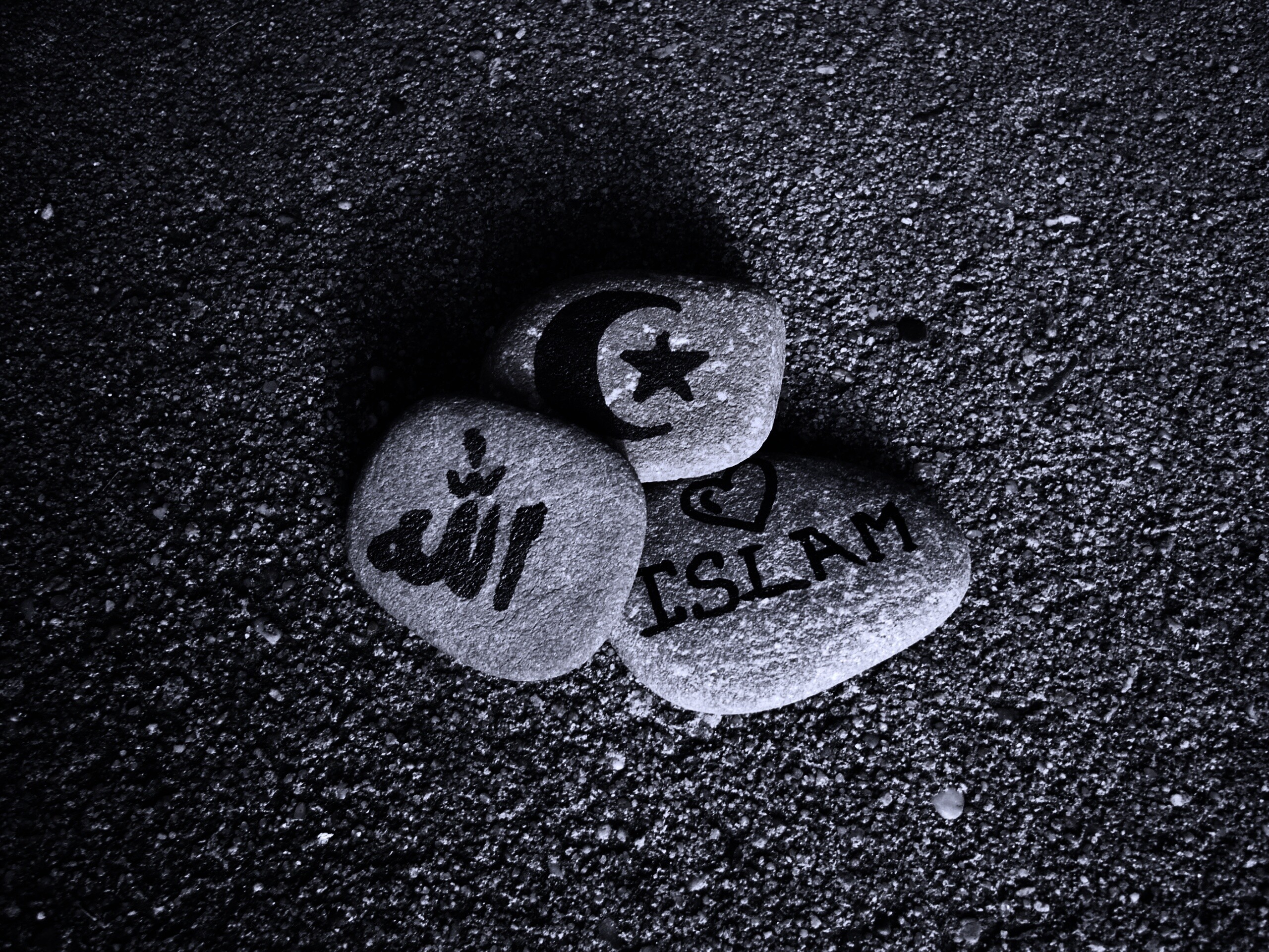 Религия на камнях обои