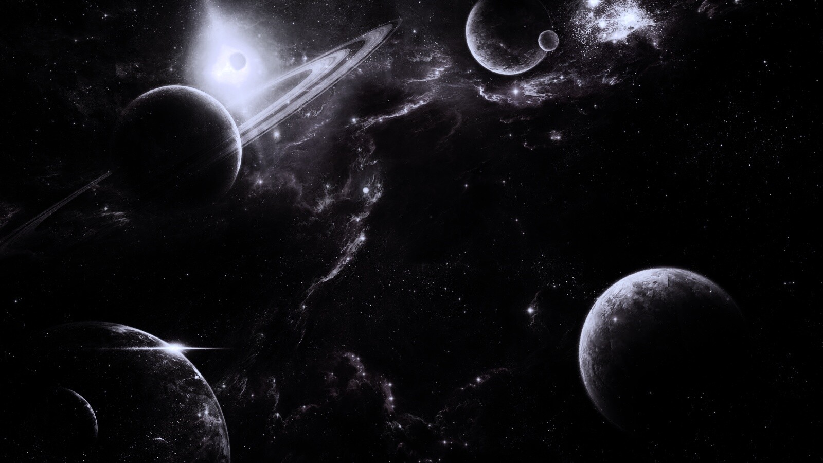 Красные оттенки космоса обои