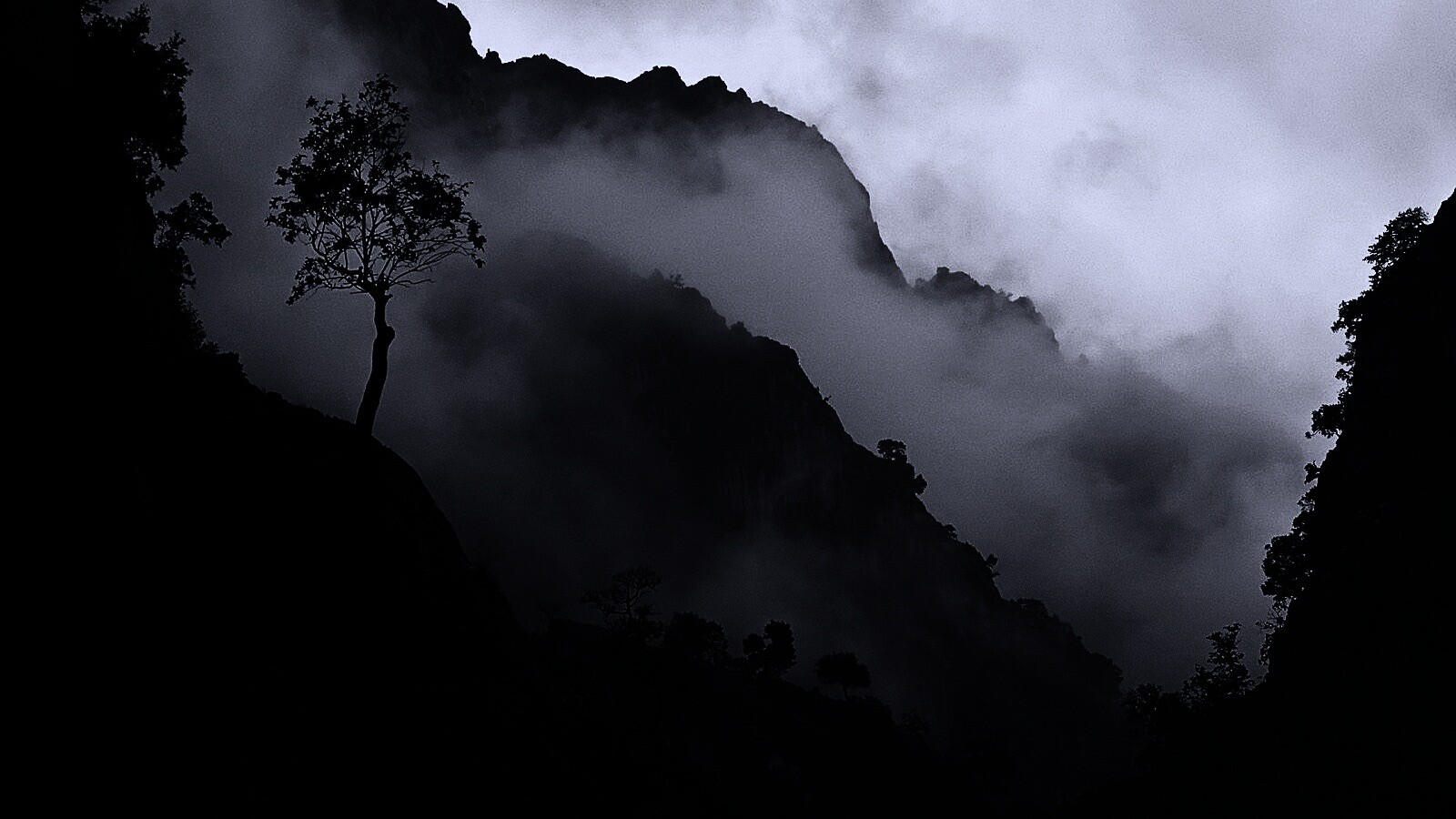 Сумерик в горах обои