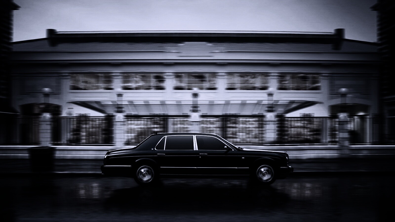 Бентли в городе обои