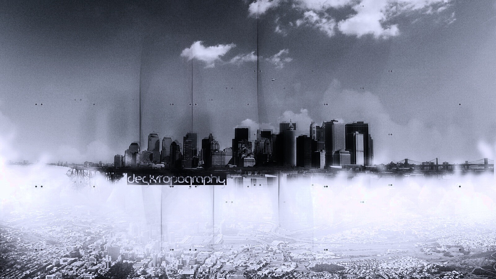 Летающий город обои