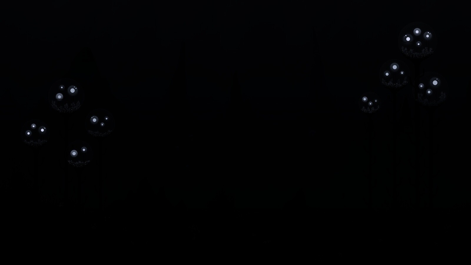 Мрачные горы обои