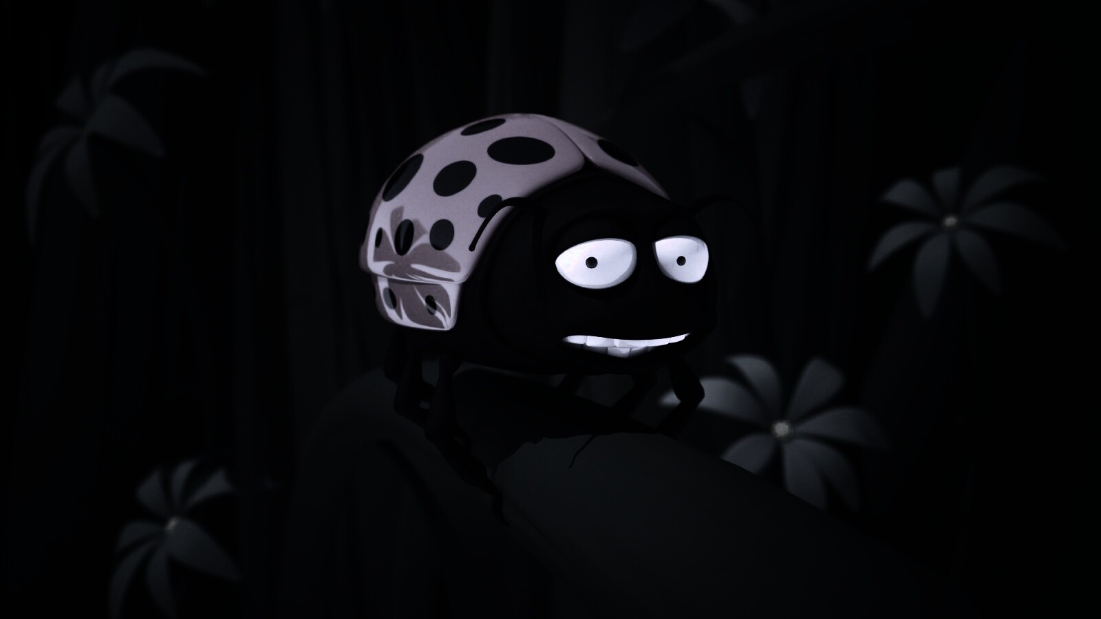 Глазастая божья коровка обои