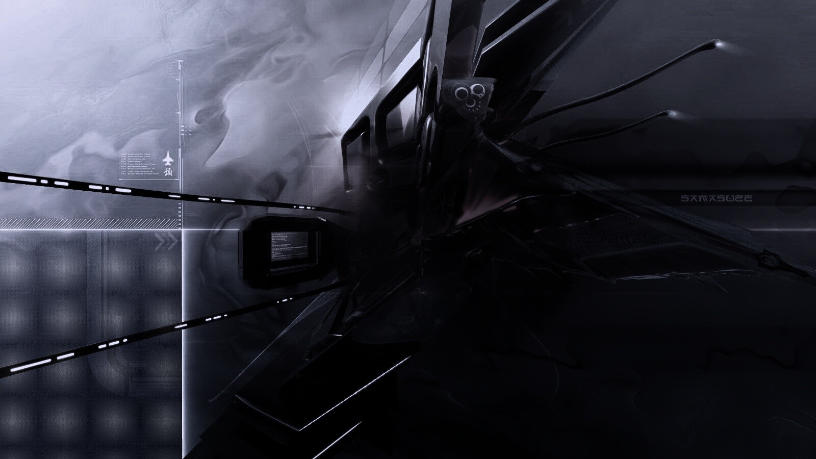 Технологичная абстракция обои